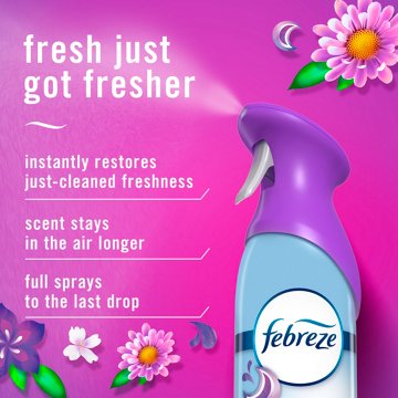 Febreze Air Mist Freshener Odor Fighting Room Spray Value Pack - Gain Moonlight Breeze Scent, 2 ct