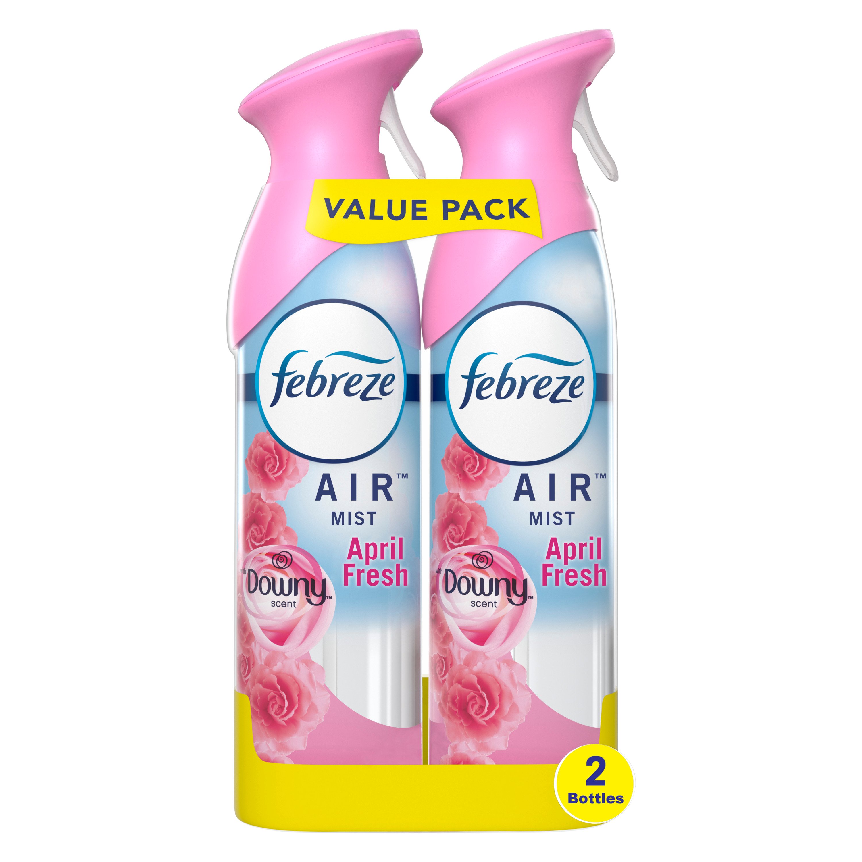 Febreze Downy April Fresh Scent Odor-Fighting Air Freshener, 2 pk