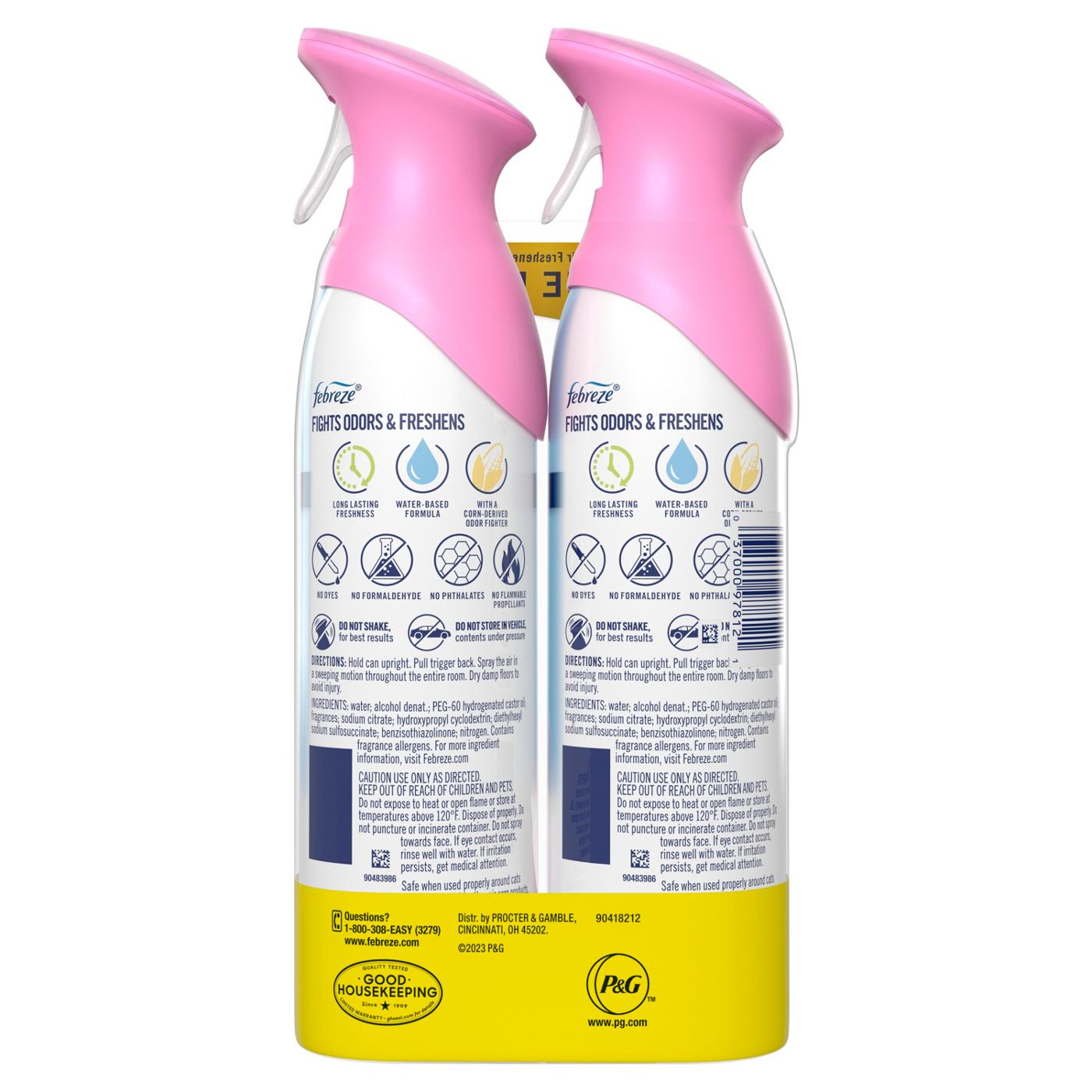 Febreze Air Freshener Spray - Odor-Fighting Room Spray - Downy April Fresh Scent; image 4 of 5