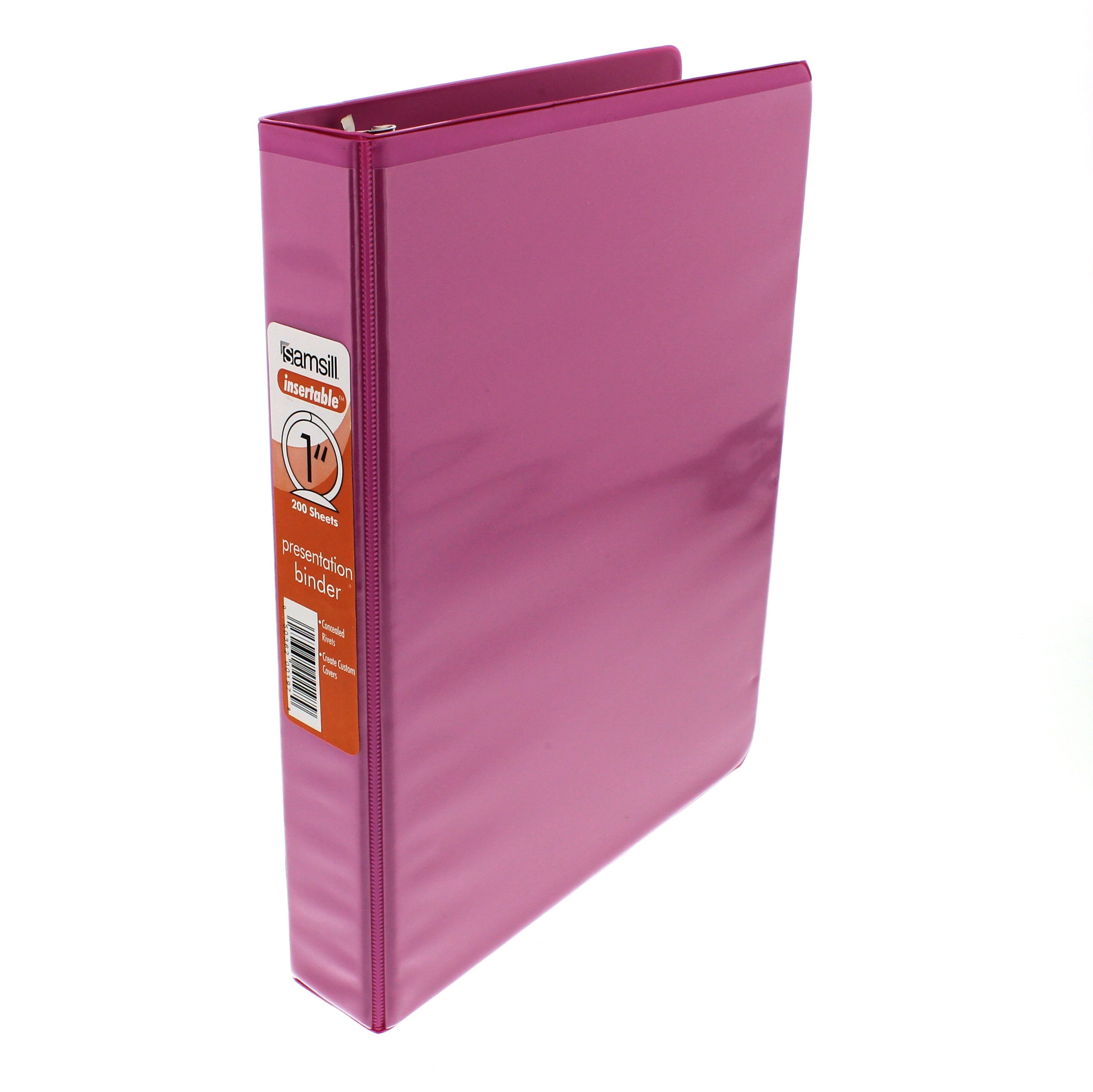 Samsill 1" Note Size Presentation View Binder, Pink Shop Binders at HEB