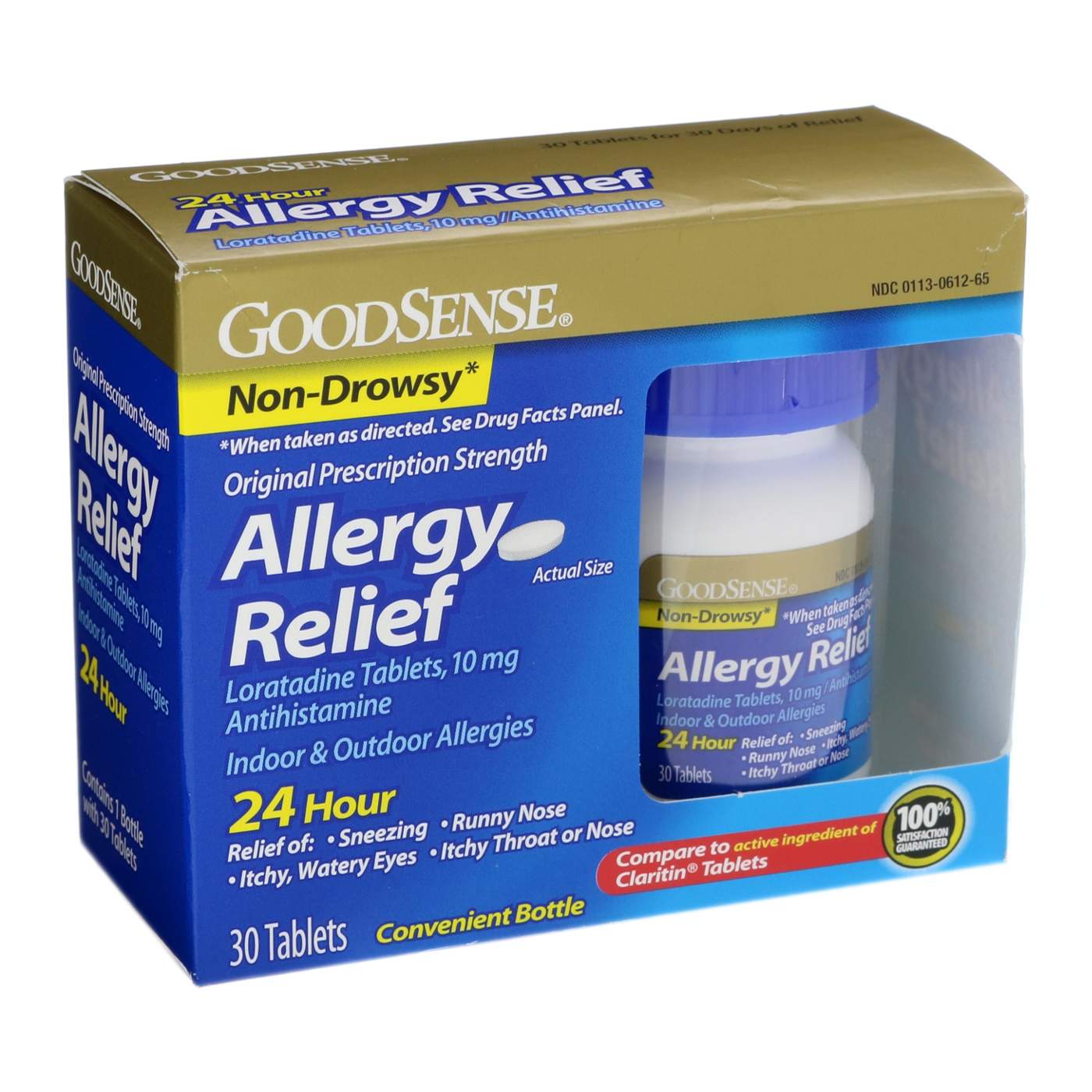 Good Sense Allergy Relief Loratadine 10mg Tablets; image 1 of 2