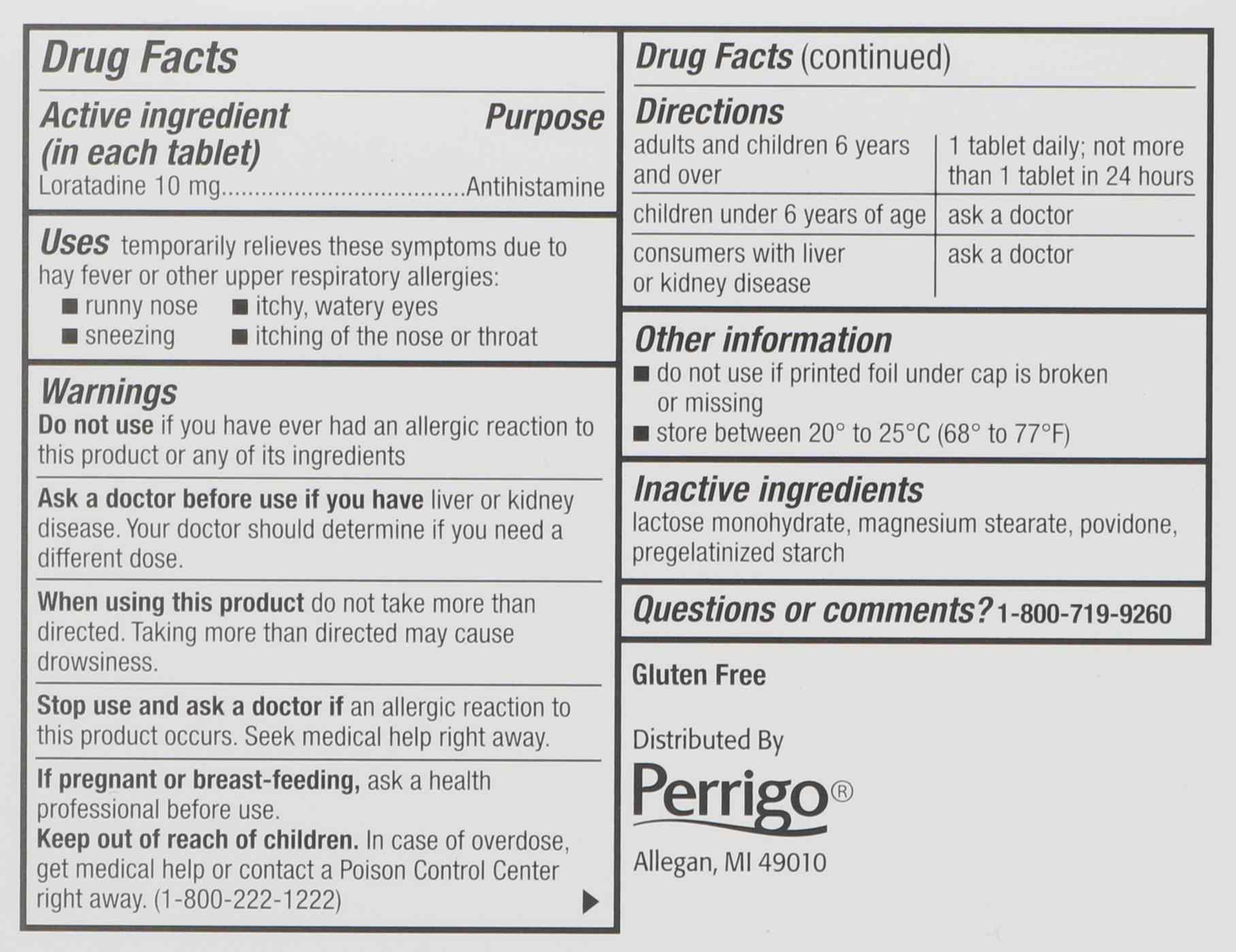 Good Sense Allergy Relief Loratadine 10mg Tablets; image 2 of 2
