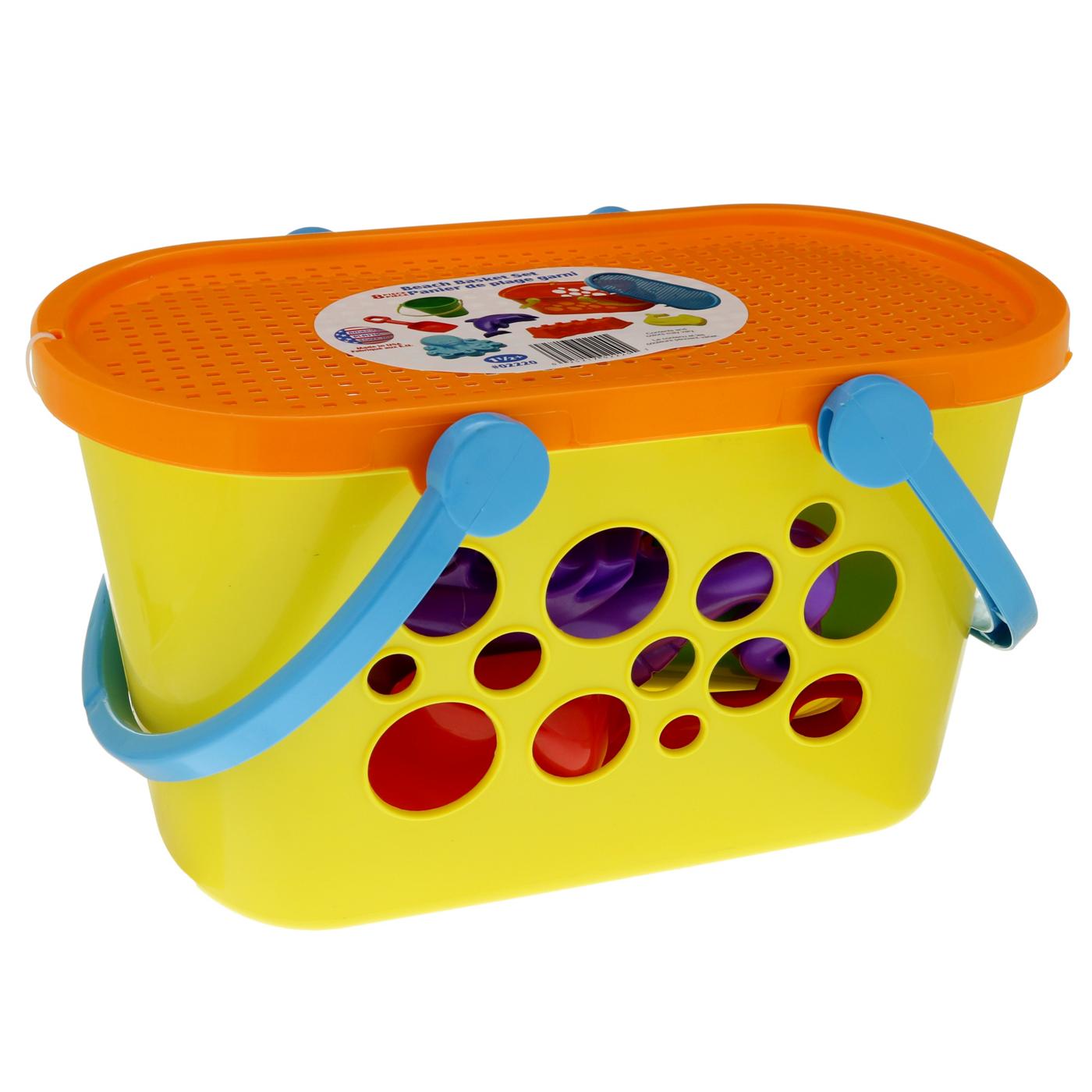 American Plastic Toys Beach Basket Set; image 1 of 2