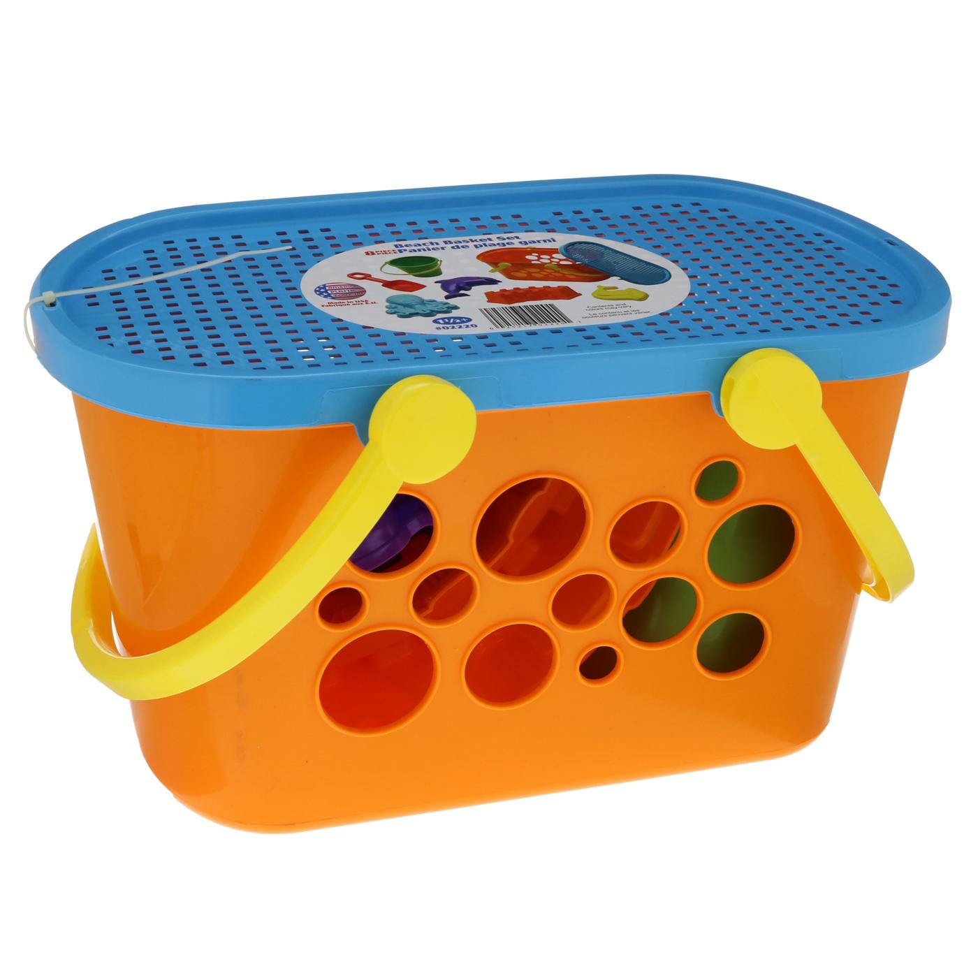 American Plastic Toys Beach Basket Set; image 2 of 2