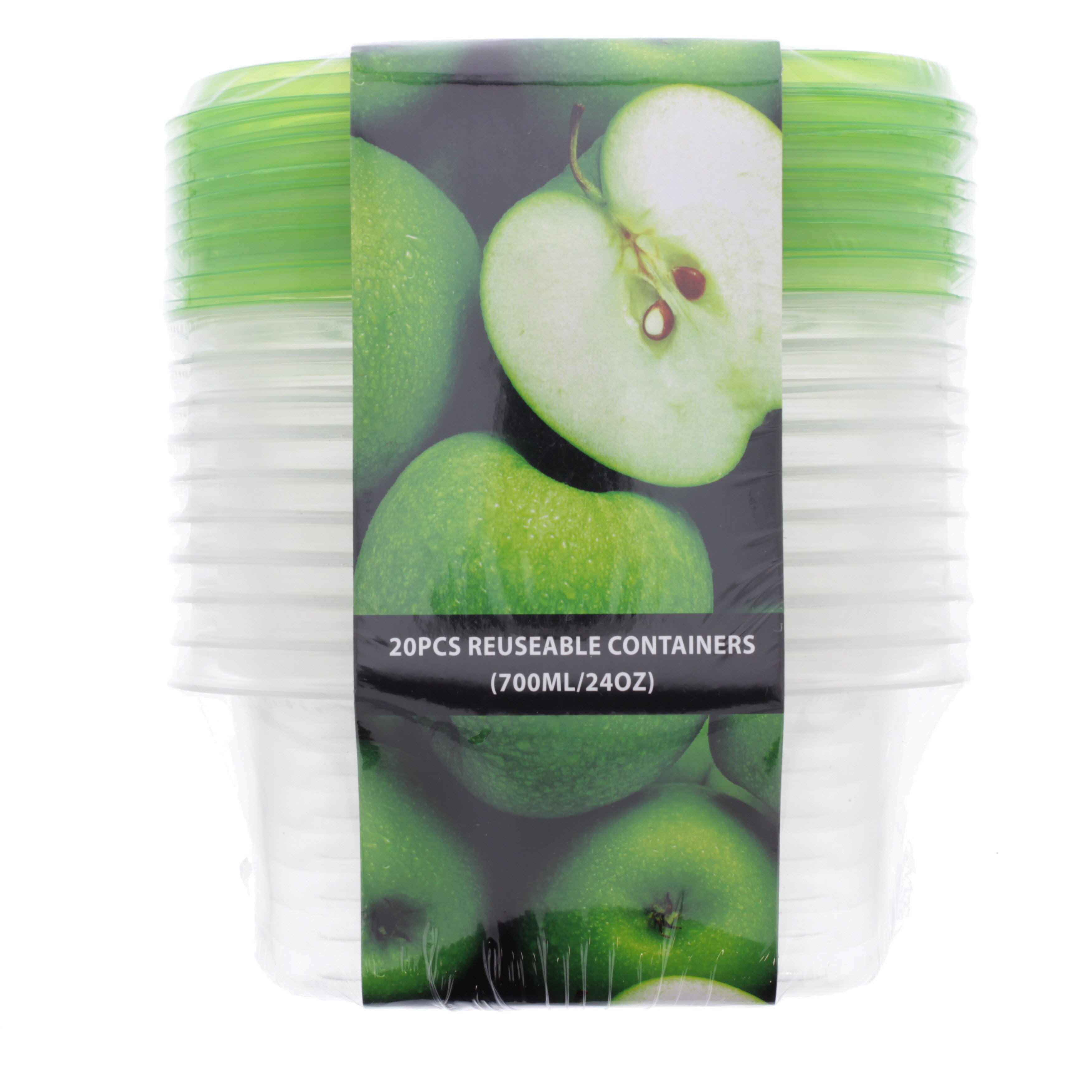 American Maid Rectangular Food Storage Containers with Lids, Green