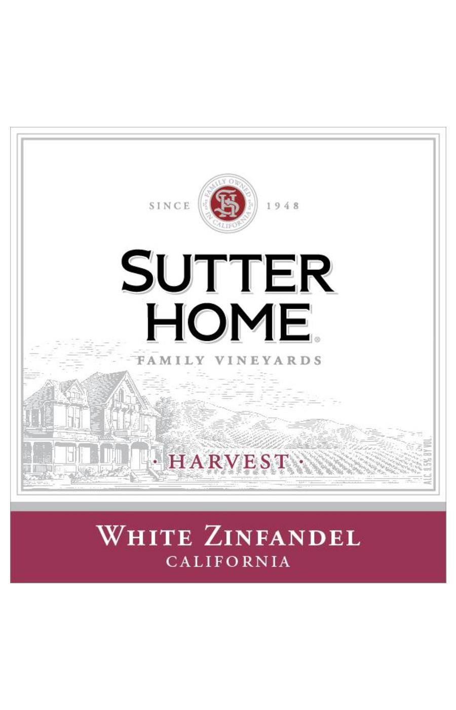 Sutter Home White Zinfandel California Wine; image 2 of 2