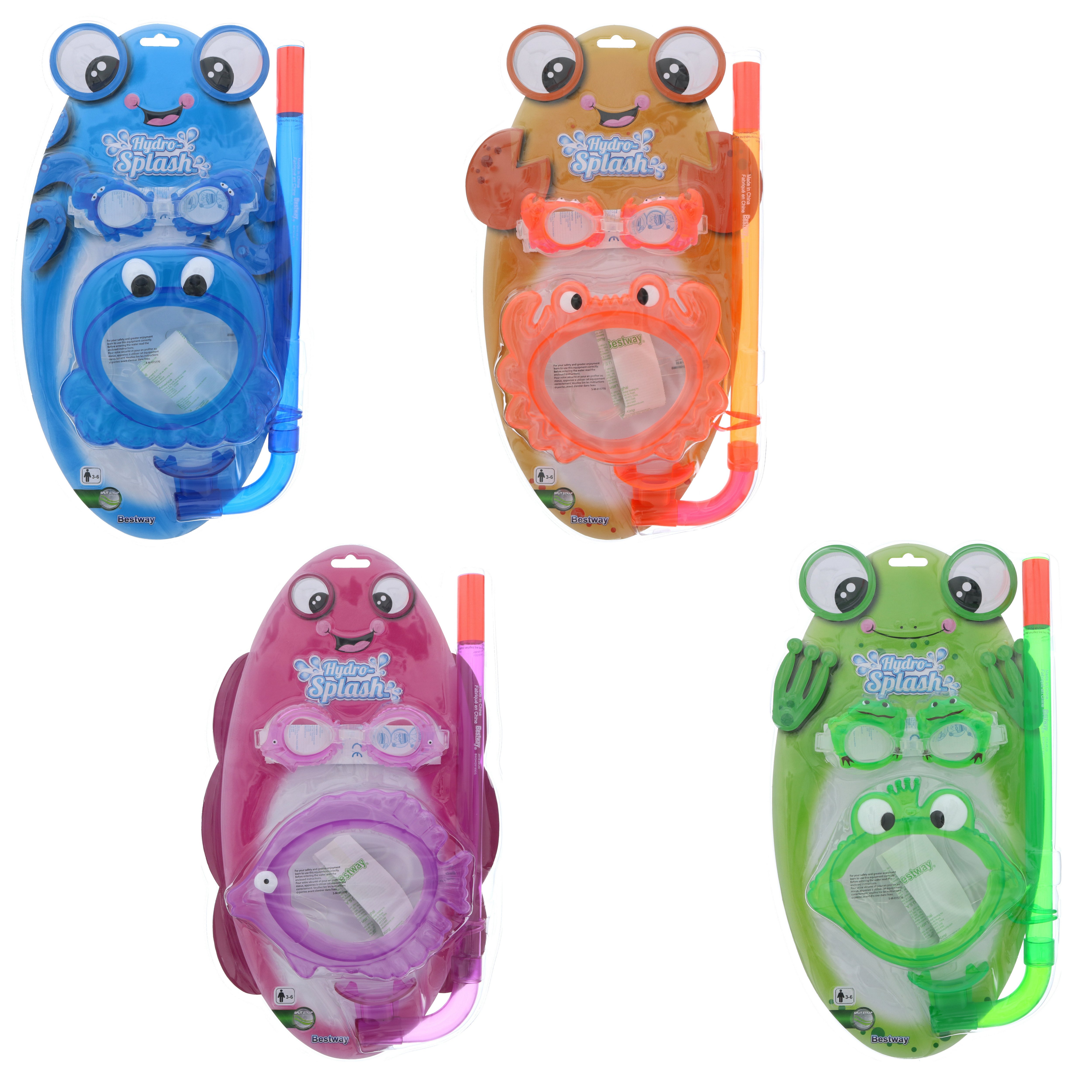 Bestway Hydro Splash Character Swim Set Shop Goggles & masks at HEB