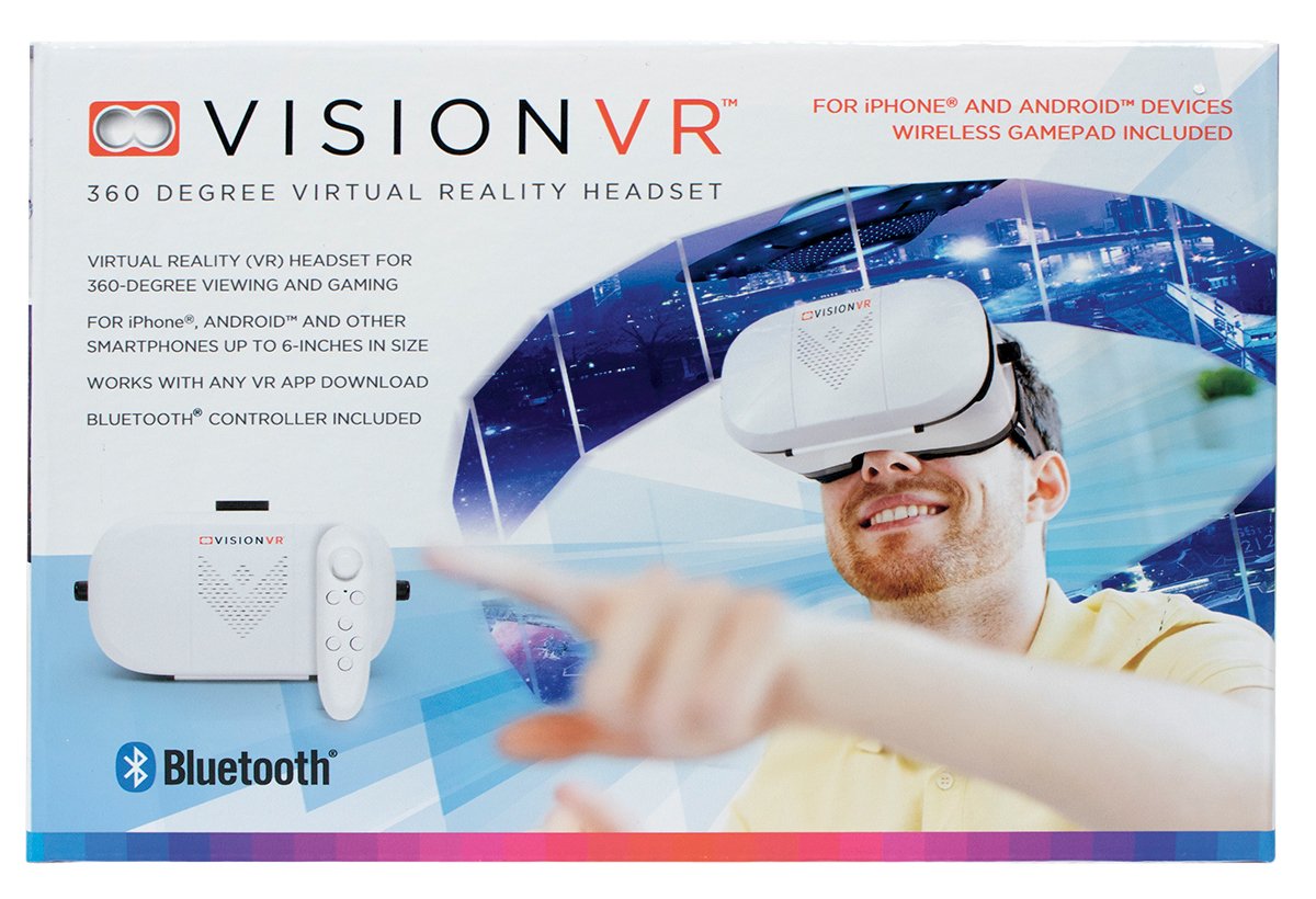 vision vr 360 degree virtual reality headset