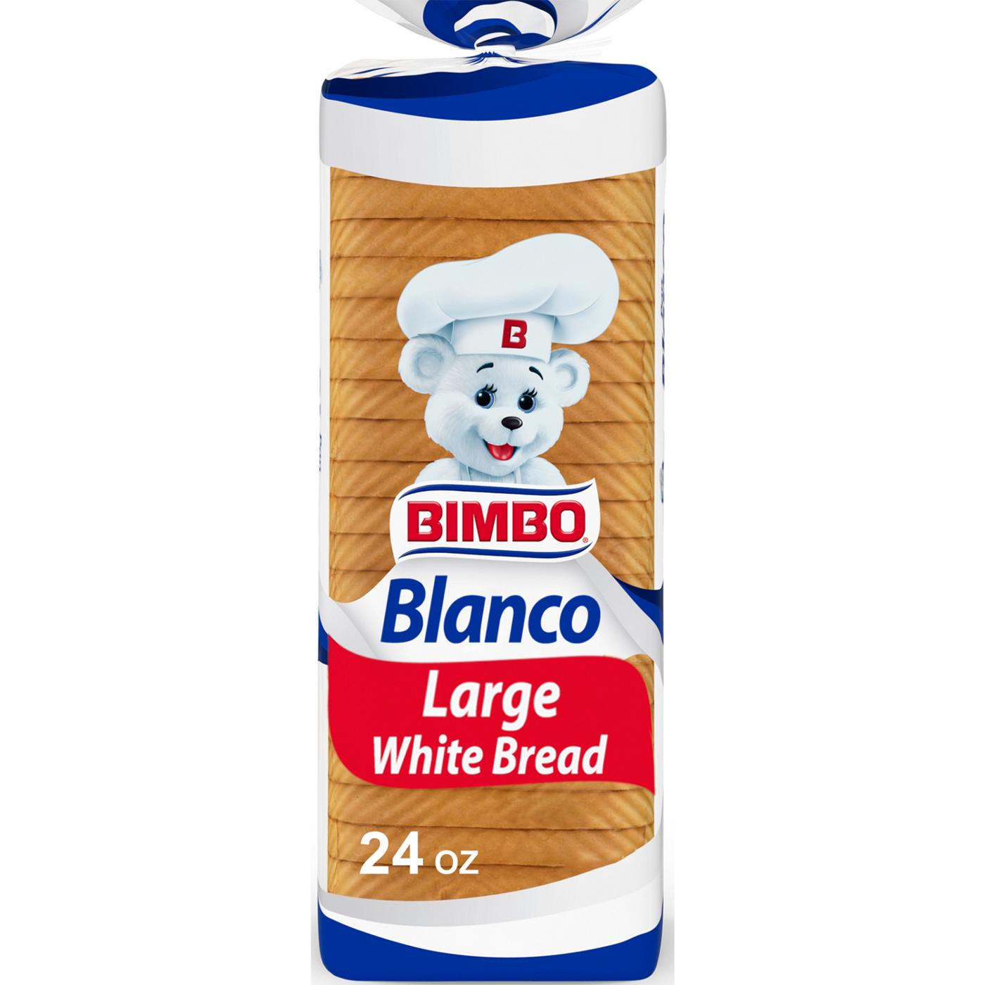 Bimbo Pan Blanco Grande Plain Bread; image 1 of 3