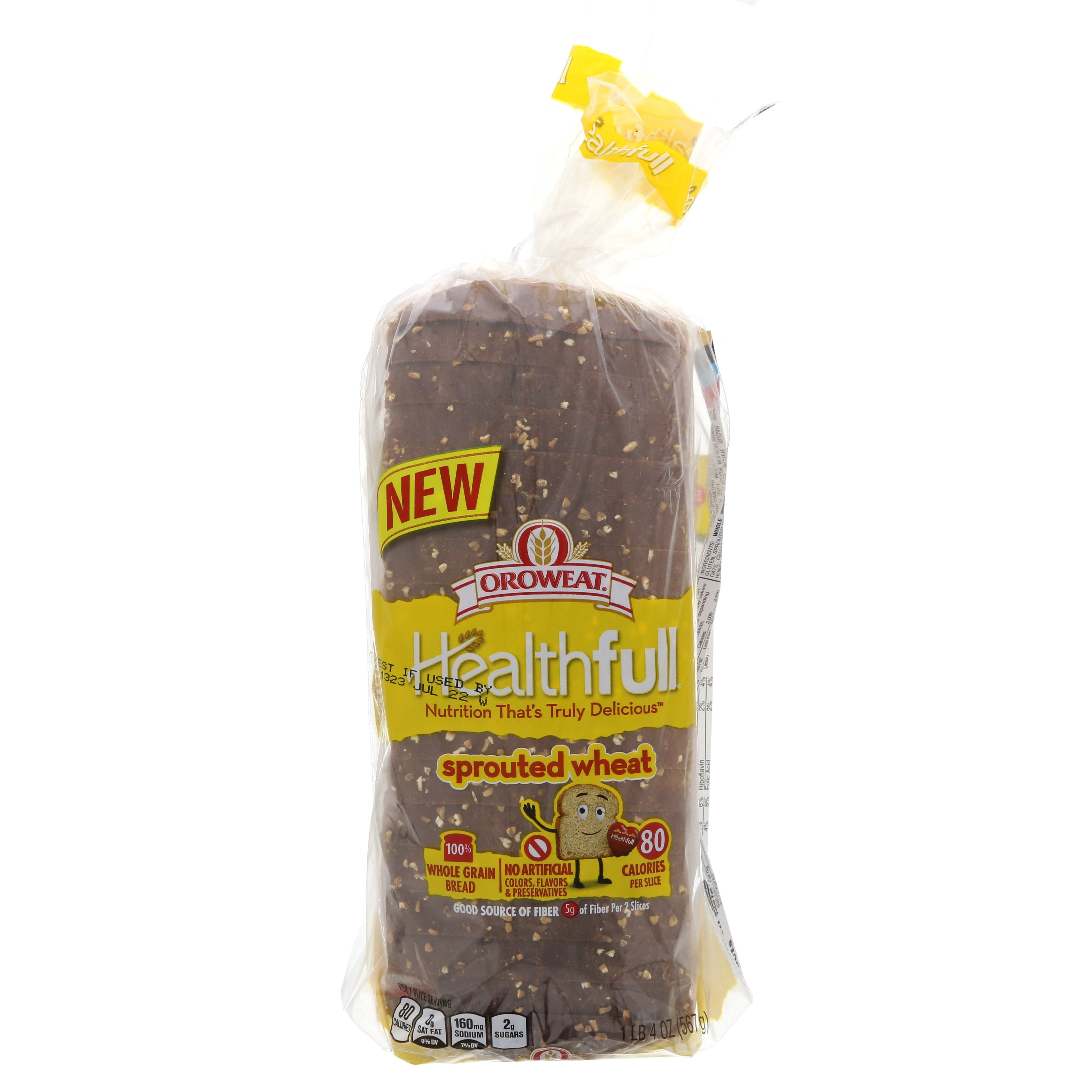 Oroweat Healthfull Sprouted Wheat Whole Grain Bread - Shop Sliced Bread ...