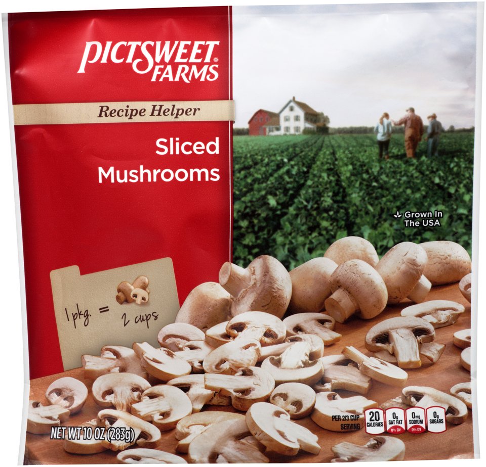Pictsweet Farms Recipe Helper Sliced Mushrooms Shop Mushrooms at HEB