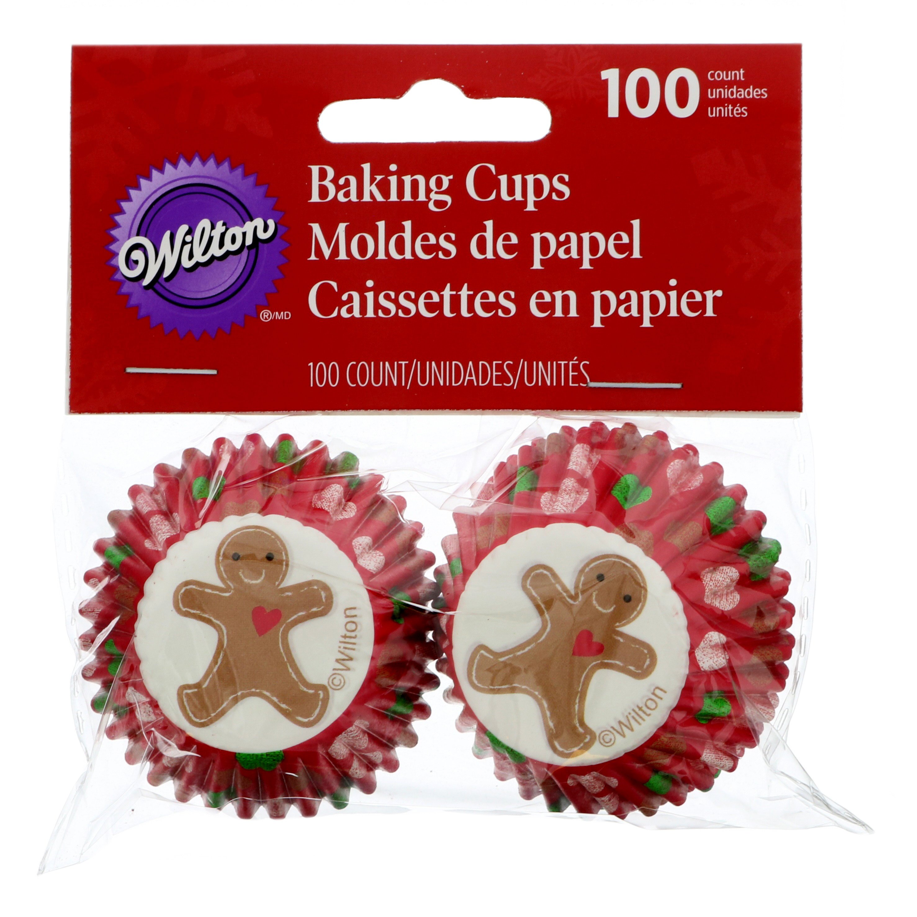 Wilton Gingerbread Boy Mini Cupcake Liners Shop Baking Paper & Liners