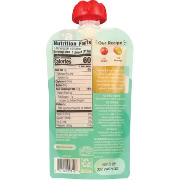 H-E-B Baby Food Pouch - Apple & Mango, 4 oz