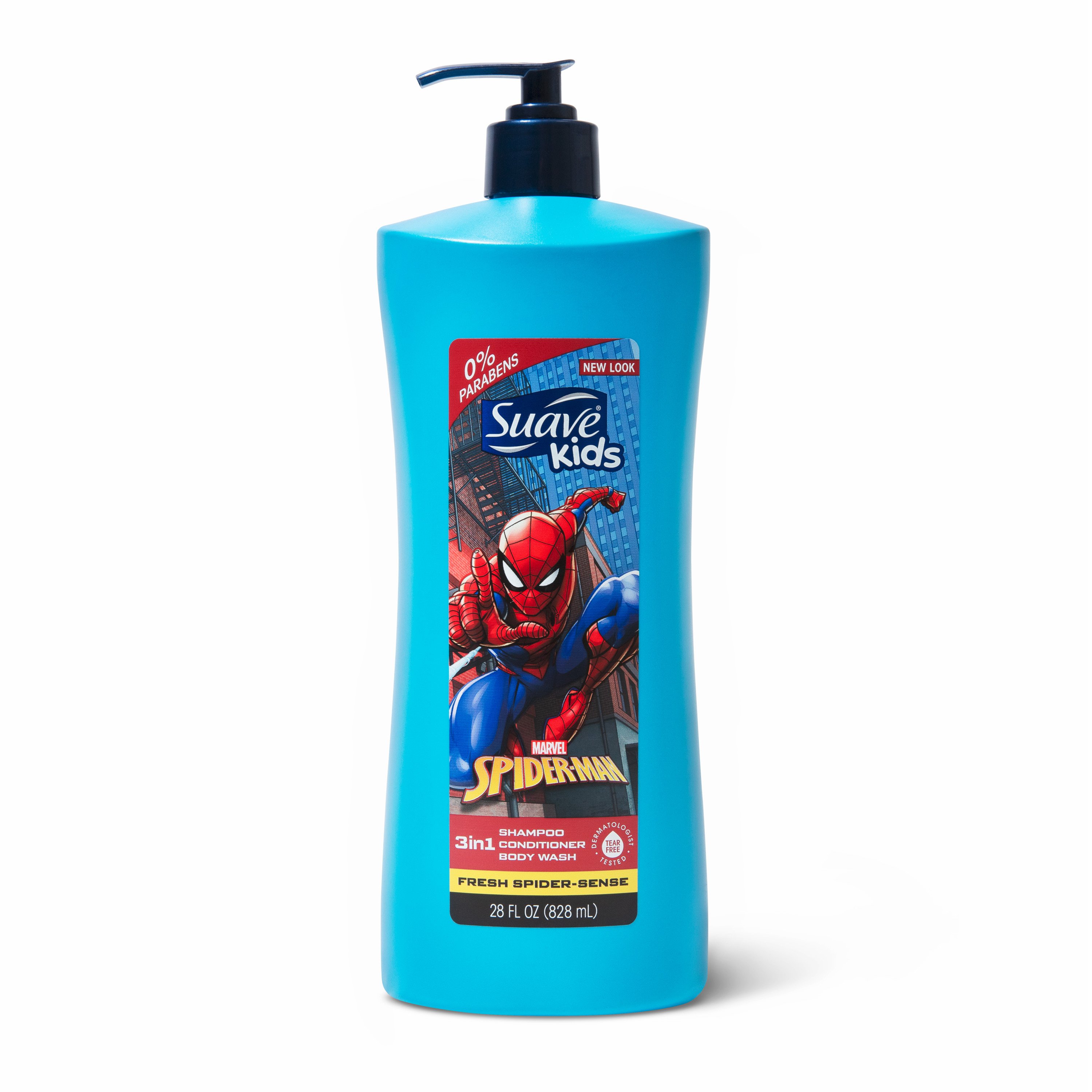 Suave Kids Spider Man Fresh Spider Sense 3 In 1 Shampoo Conditioner Body Wash Shop Bath Hair Care At H E B