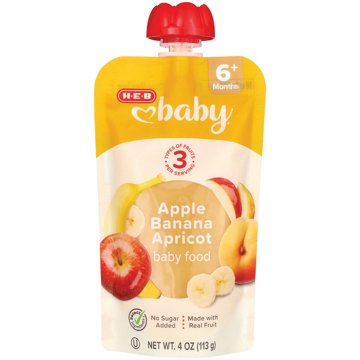 H-E-B Baby Food Pouch – Banana Apple Apricot