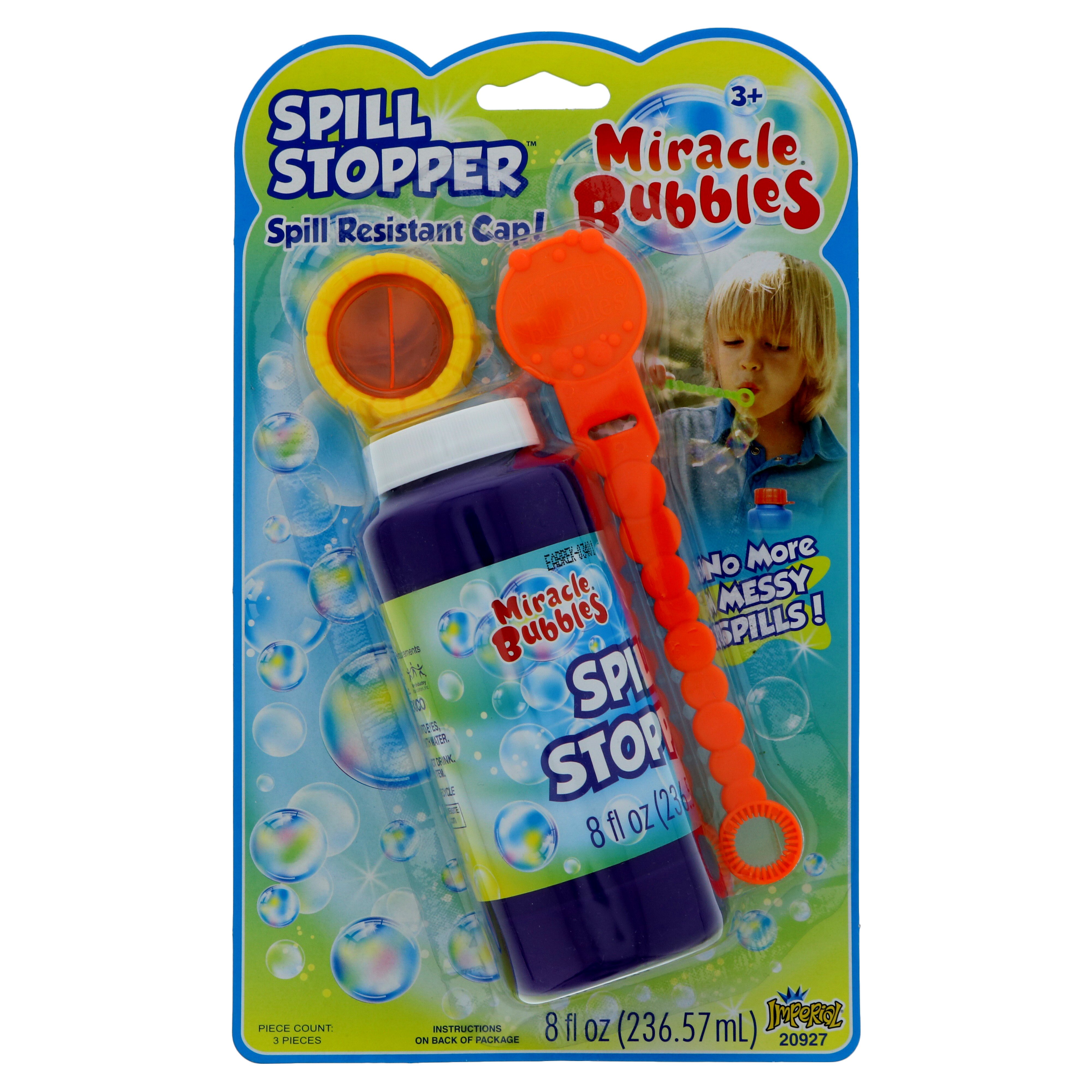 Imperial Toy Miracle Bubbles Spill Stopper, Assorted Colors Shop Toys