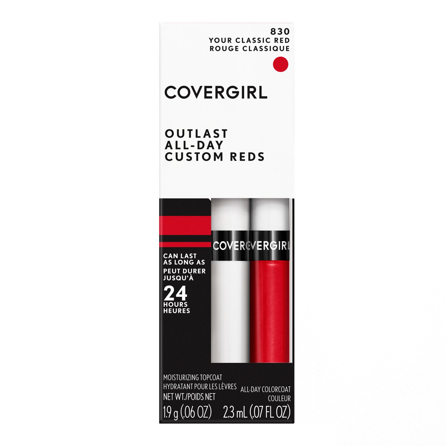 Covergirl Outlast AllDay Lipcolor 830 Your Classic Red Shop Makeup at HEB