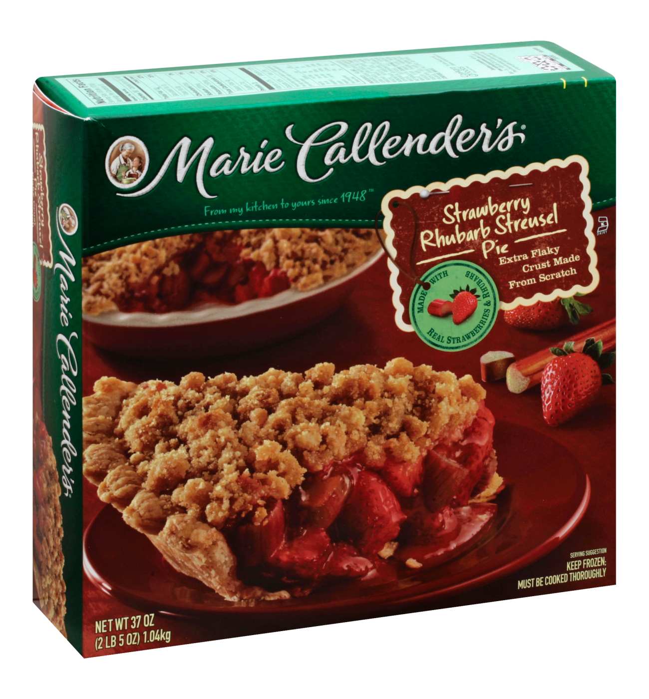 Marie Callender's Strawberry Rhubarb Streusel Pie; image 1 of 2