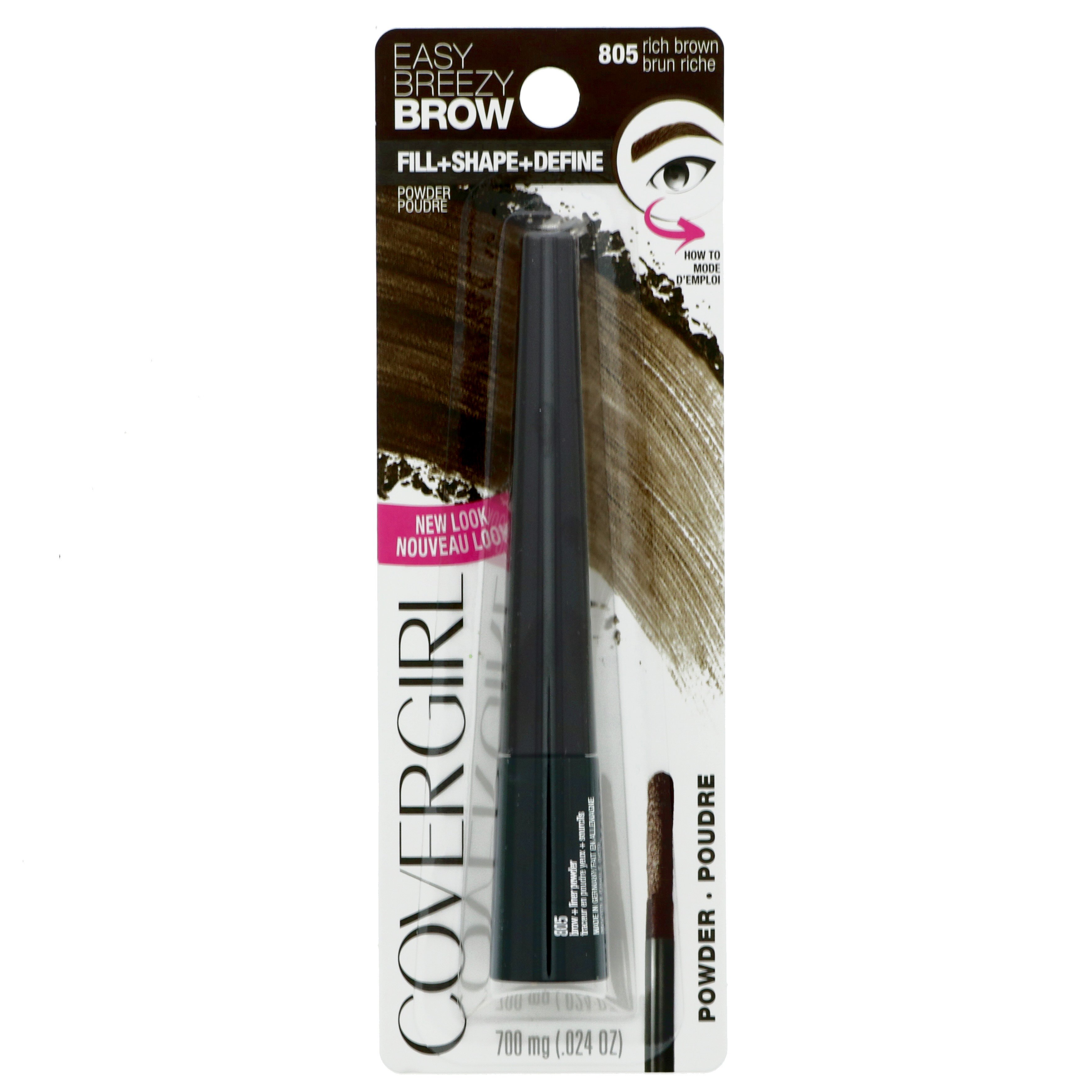 CoverGirl Brow Shape+fill+ Define Powder Rich Brown 805 Shop Brow