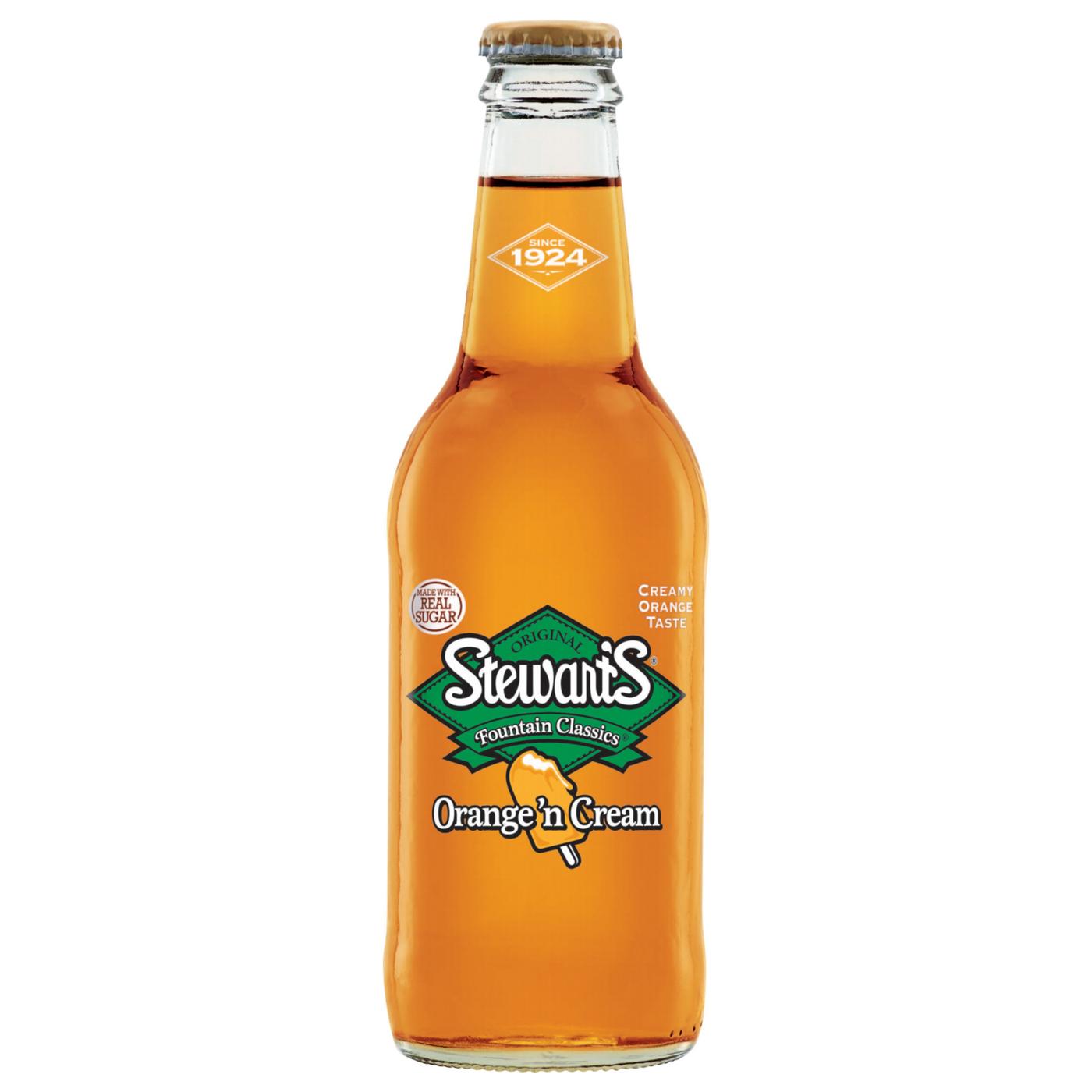 Stewart's Fountain Classics Real Sugar Orange N Cream Soda 12 oz Bottles; image 2 of 3