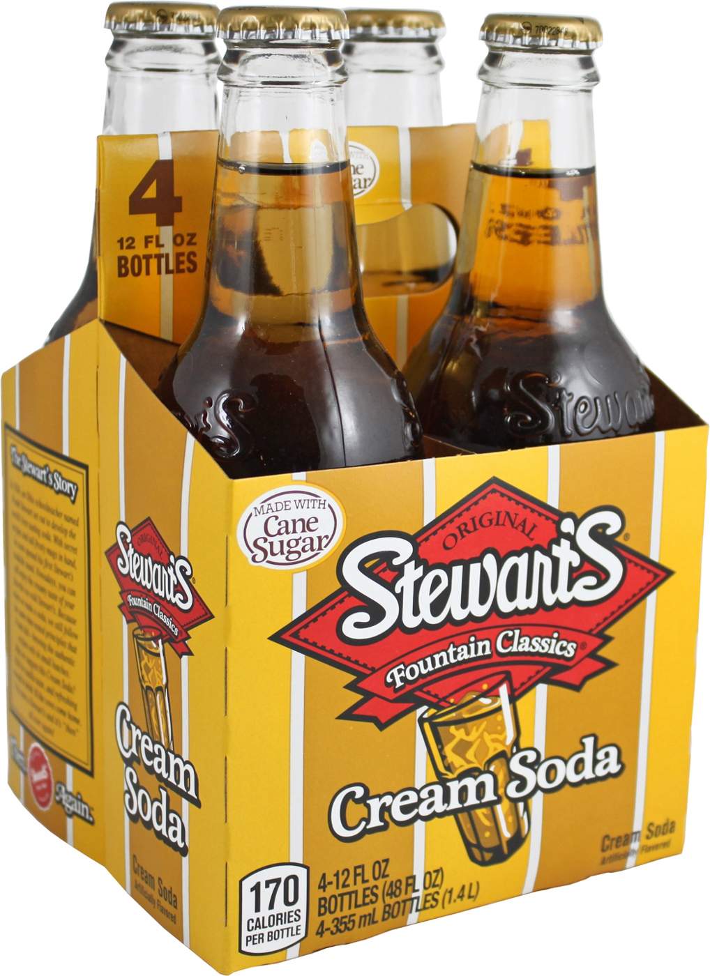 Stewart's Fountain Classics Cream Soda Real Sugar; image 1 of 3