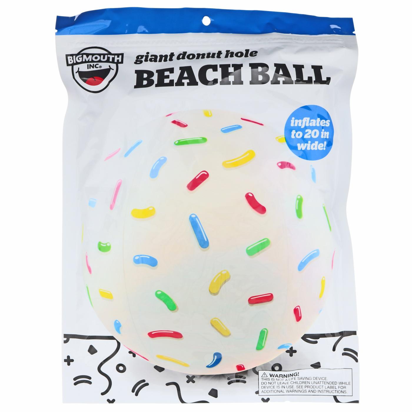 Bigmouth Donut Hole Beach Ball; image 2 of 2