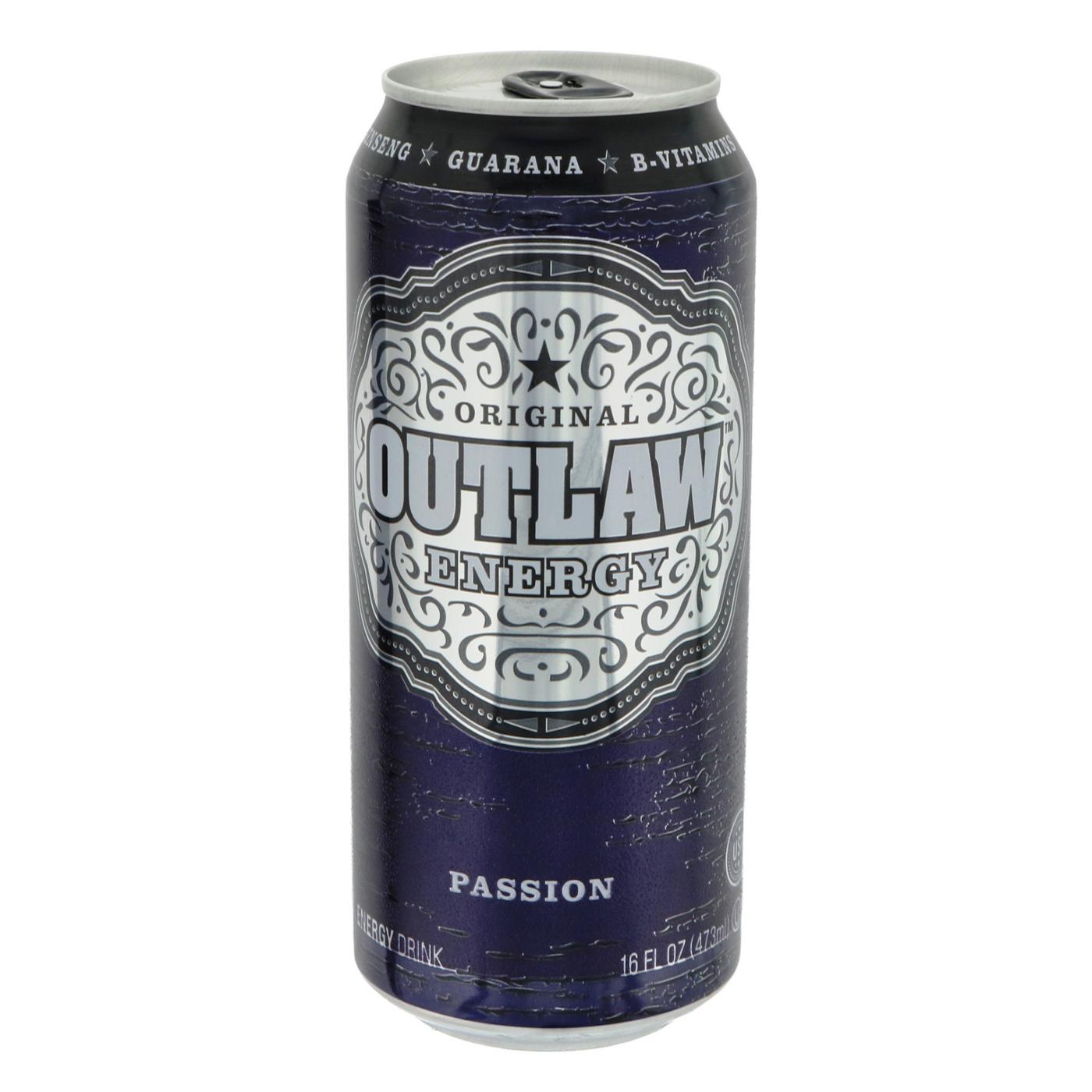 Outlaw Energy Passion Energy Drink; image 1 of 2