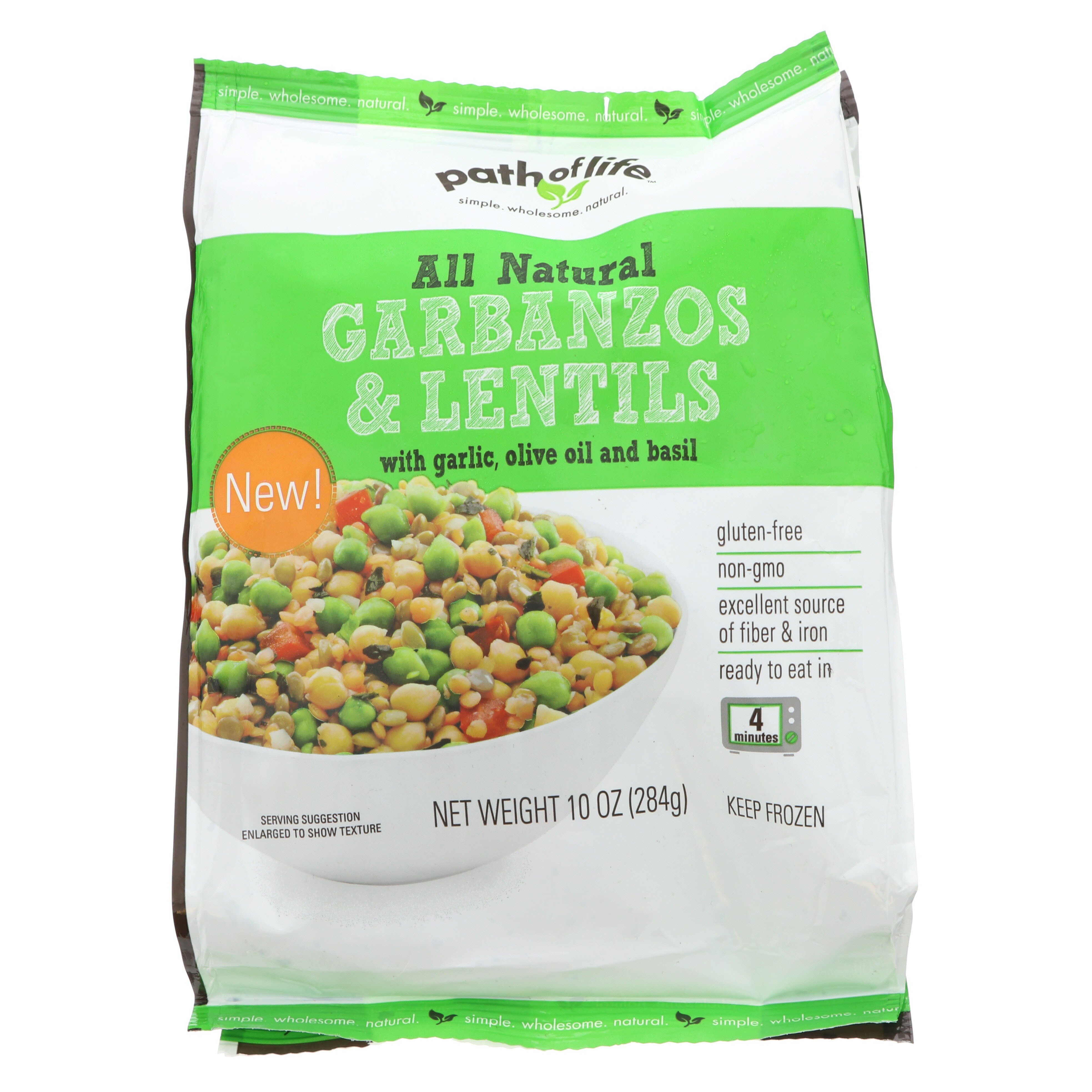 Path of Life All Natural Garbanzo & Lentils Shop Beans & Peas at HEB