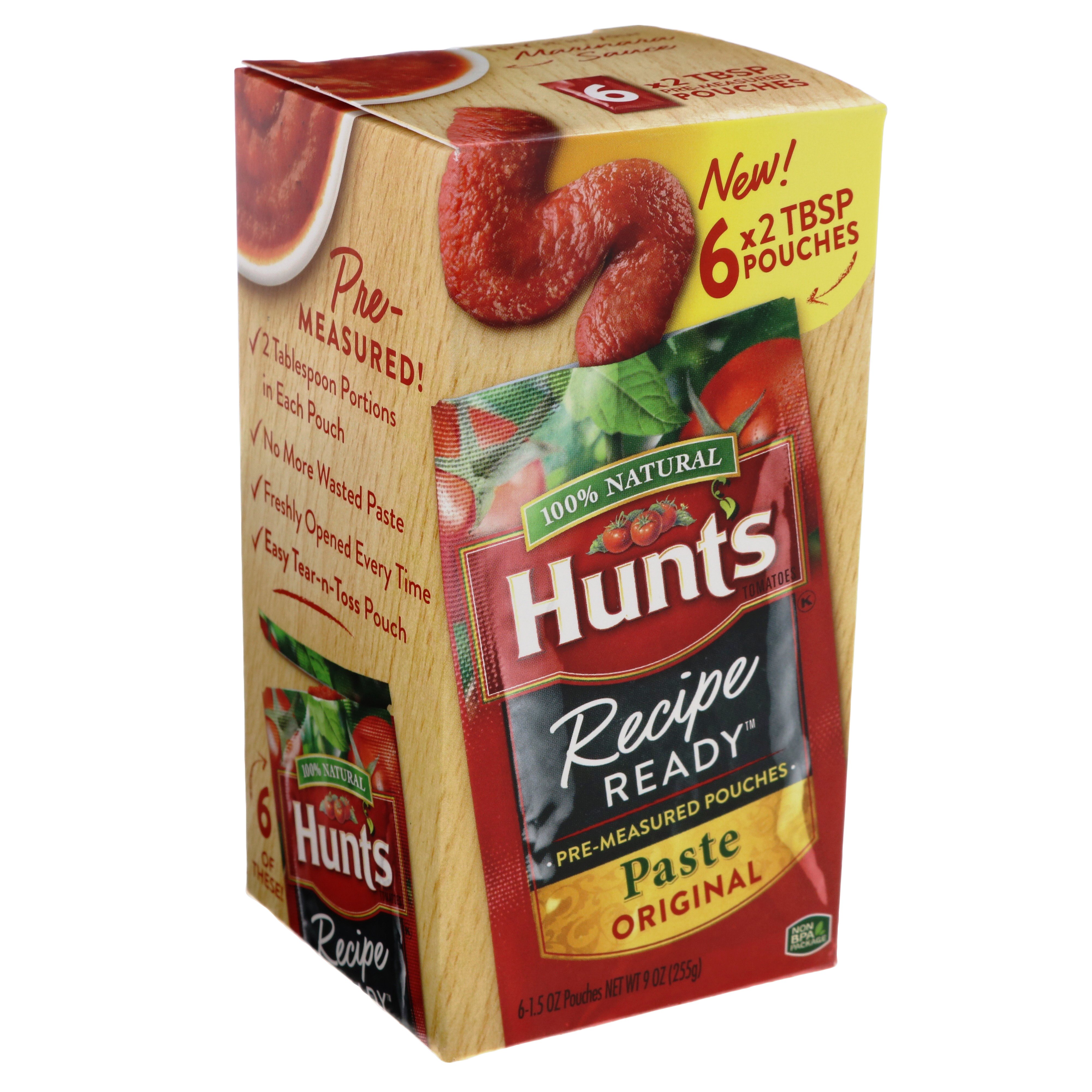 Hunt's Recipe Ready Tomato Paste Pouches Shop Tomatoes at HEB