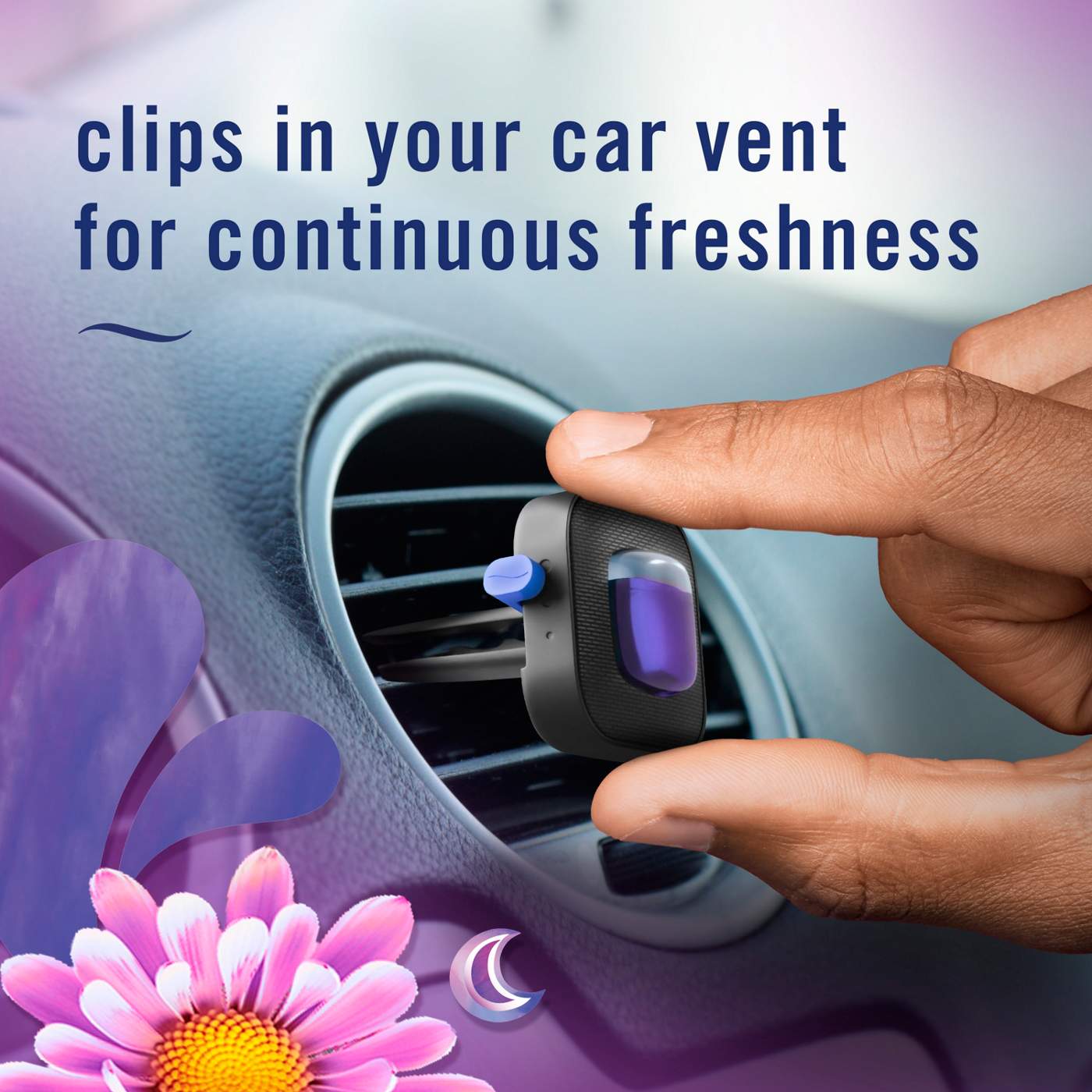 Febreze Car Vent Clip Air Fresheners - Gain Moonlight Breeze; image 4 of 8