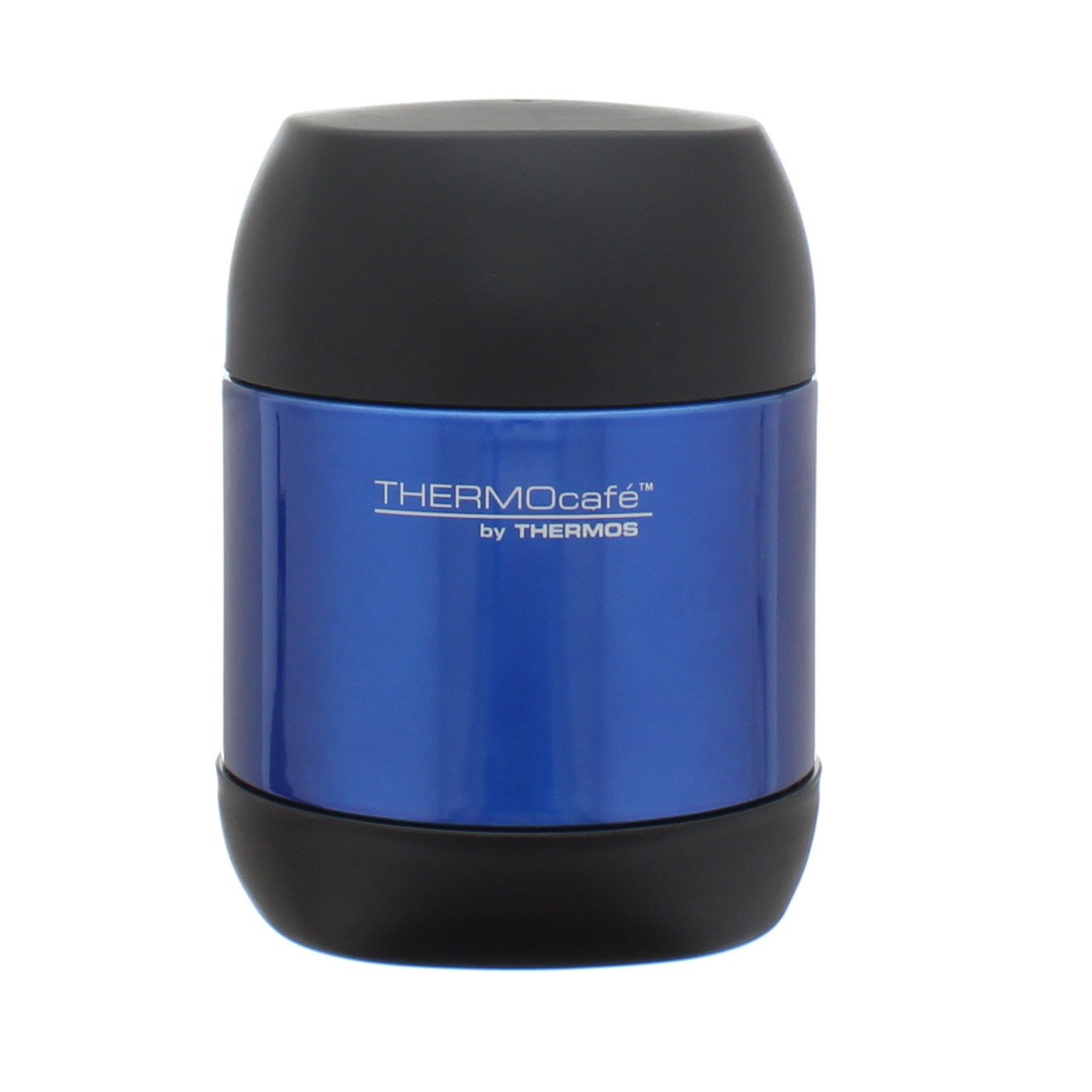 Thermos 12 oz. ThermoCafe Vacuum Insulated Stainless Steel Food Jar Blue Or  Red