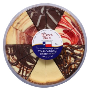 The Father's Table Texas Variety Cheesecake, 9"