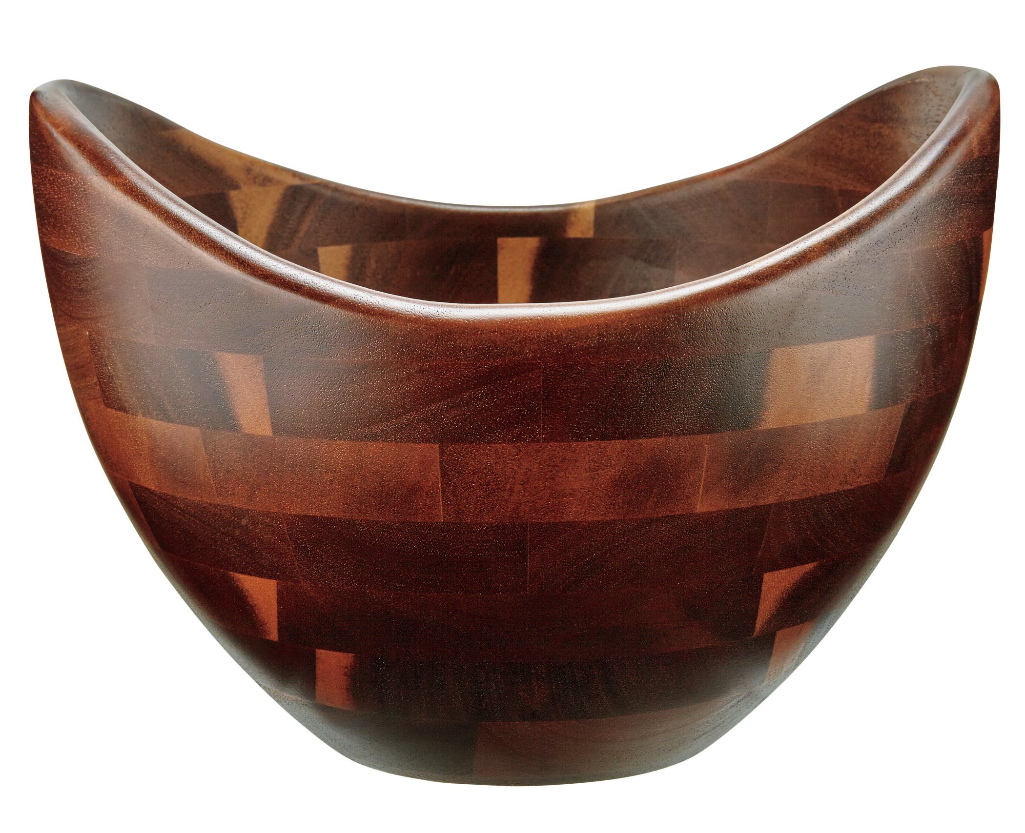 Kitchen & Table by HEB Acacia Curved Salad Bowl Shop Serving Dishes