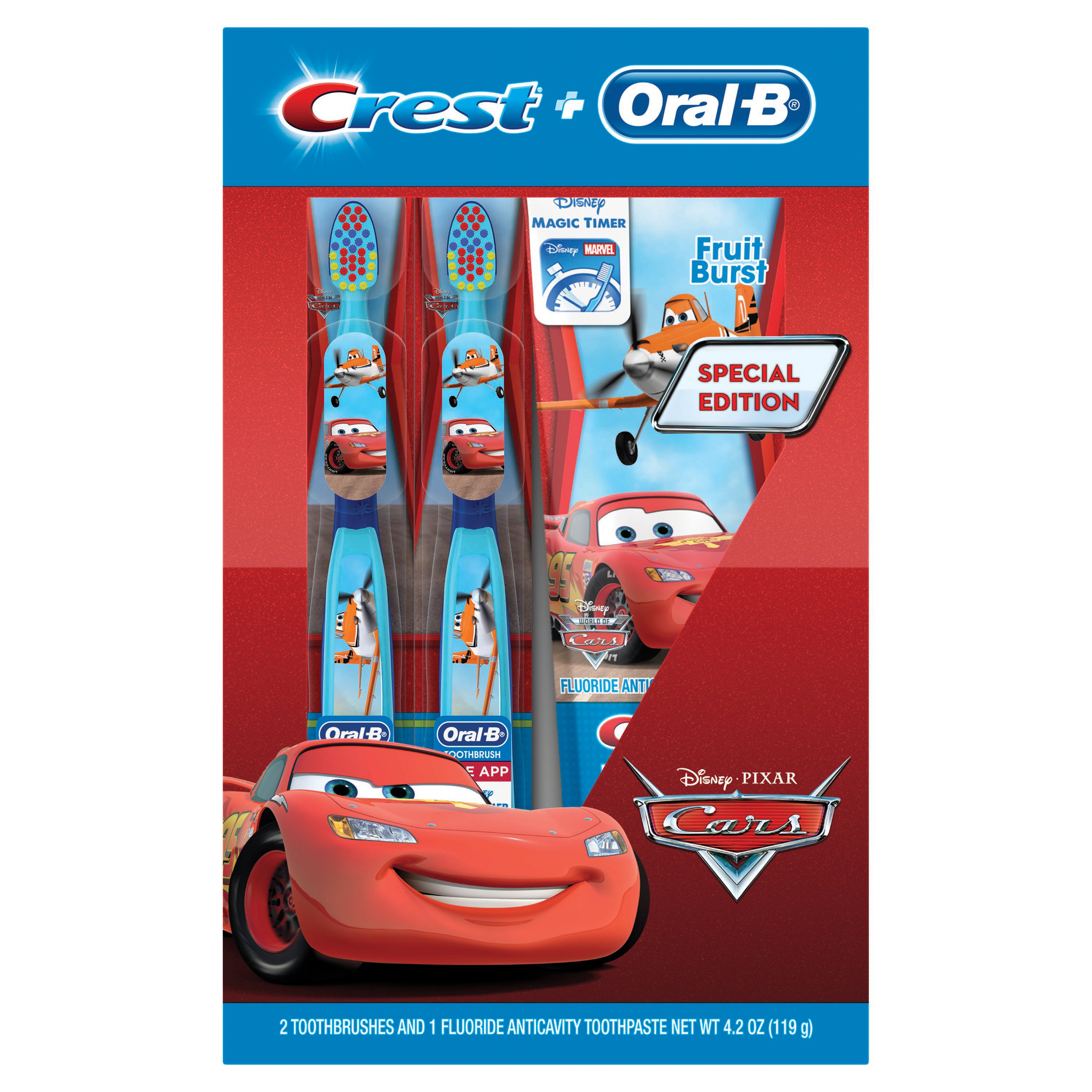 Crest Kids Holiday Pack Cars - Shop Oral Hygiene At H-E-B