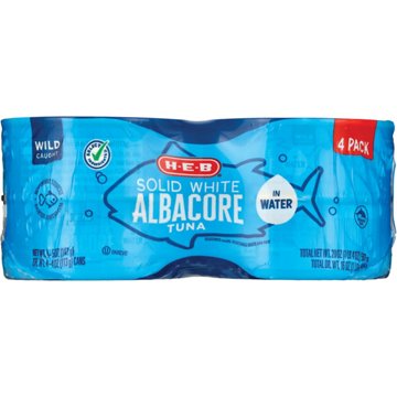 H-E-B Solid White Albacore Tuna in Water