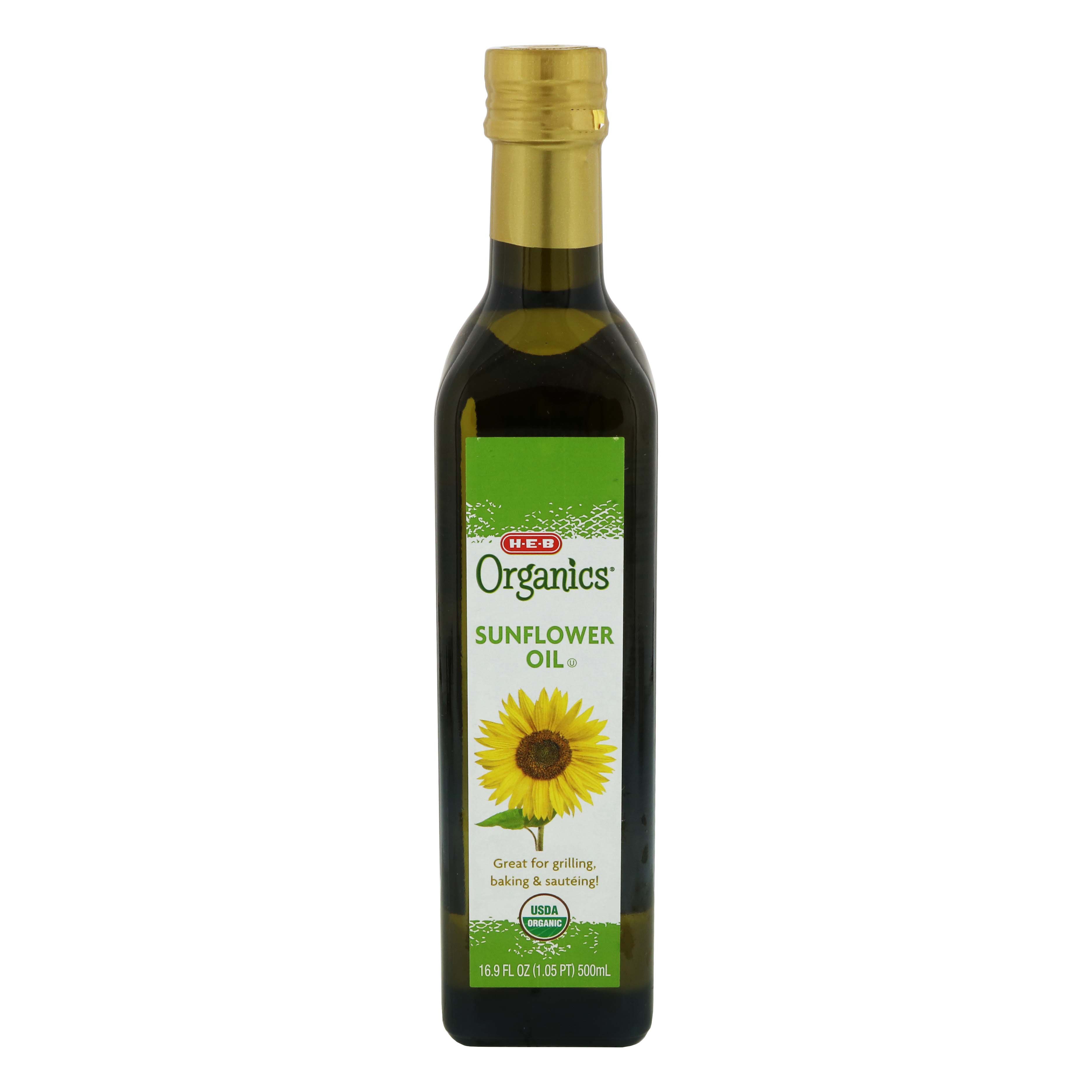 H E B Organics Sunflower Oil Shop Oils At H E B