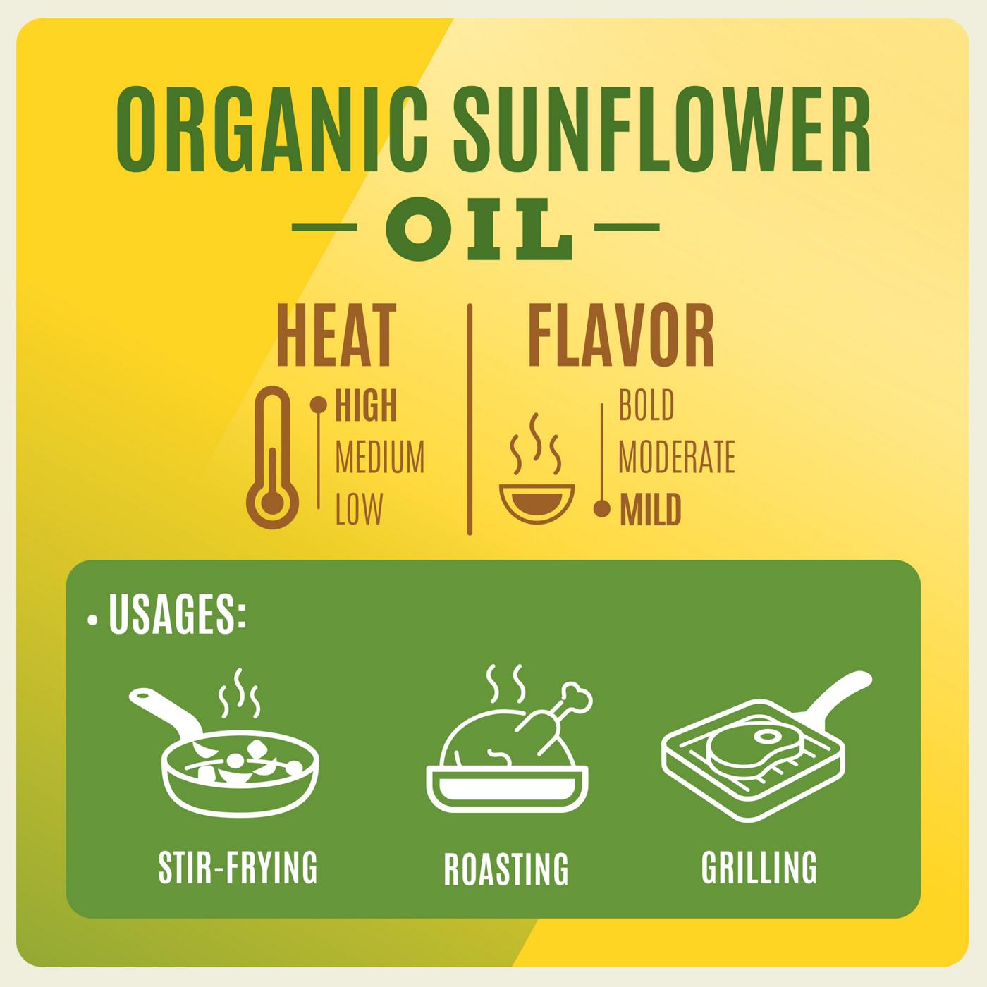 H-E-B Organics Sunflower Oil; image 2 of 3