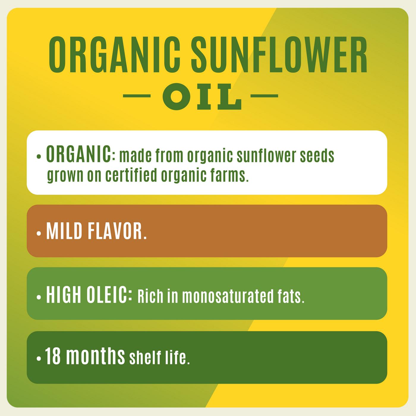 H-E-B Organics Sunflower Oil; image 3 of 3