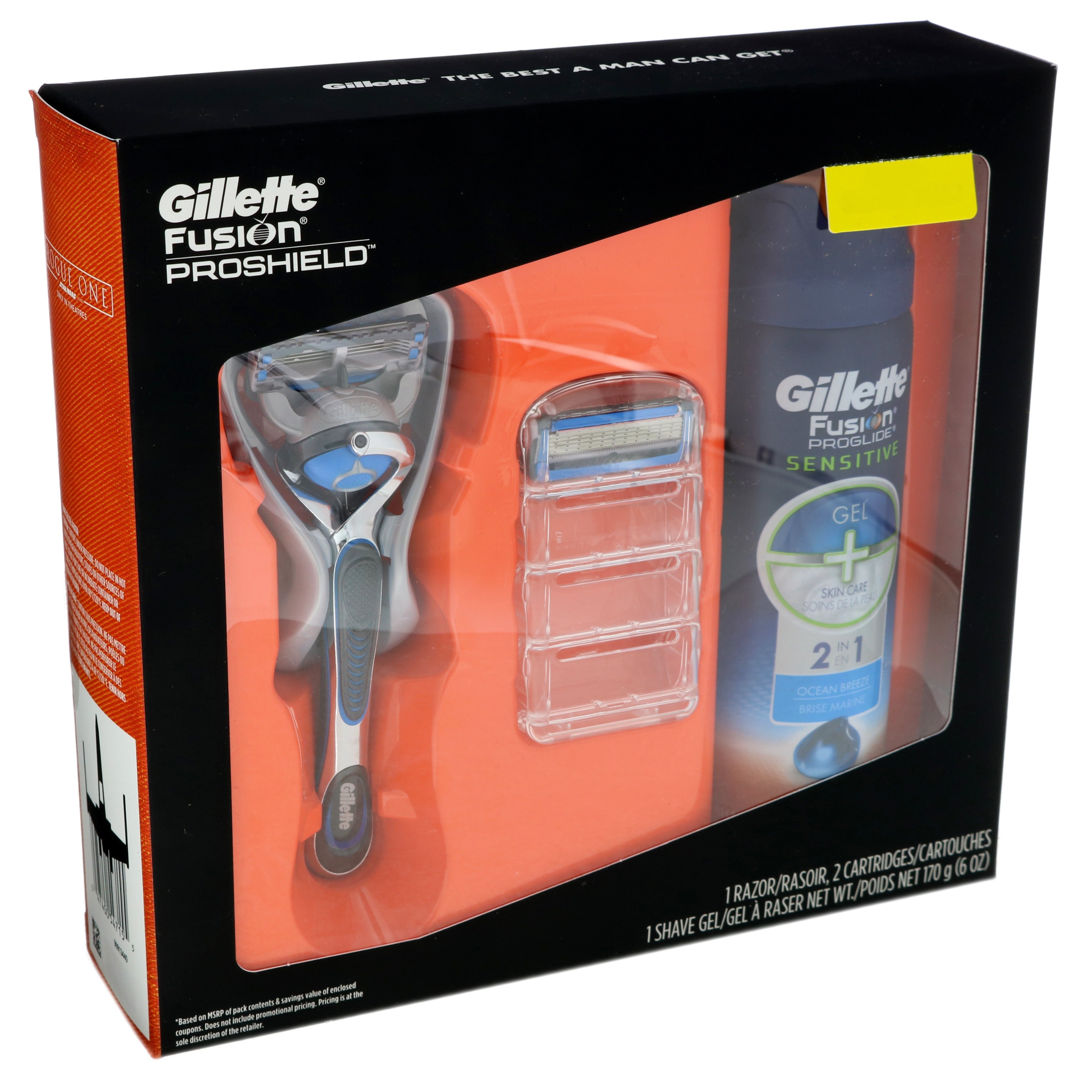 Gillette Fusion Proshield Chill Holiday Gift Set - Shop Razors & blades ...