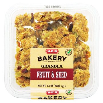 H-E-B Bakery Fruit & Seed Granola, 9.2 oz