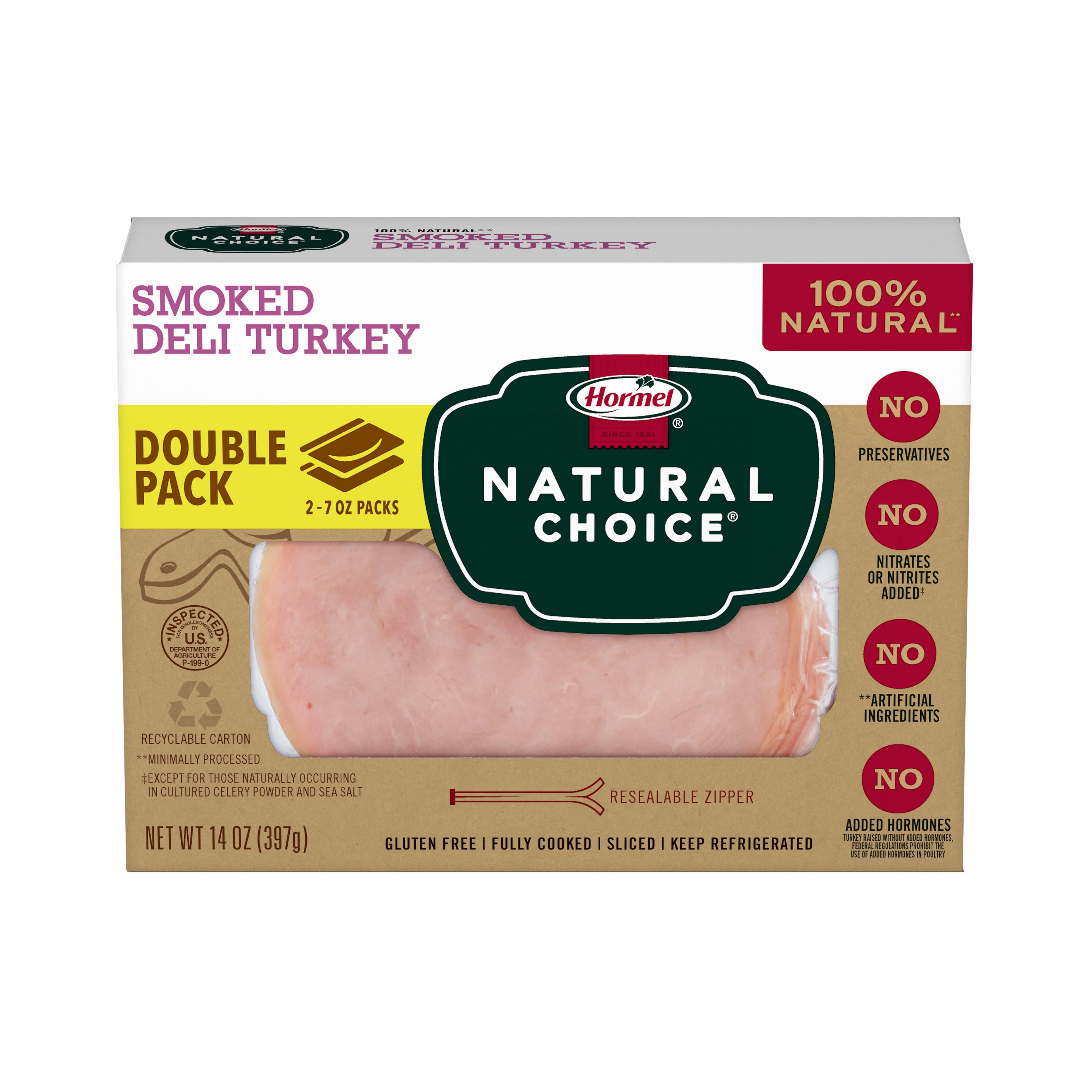 Hormel Natural Choice Smoked Turkey, Family Pack Shop Meat at HEB