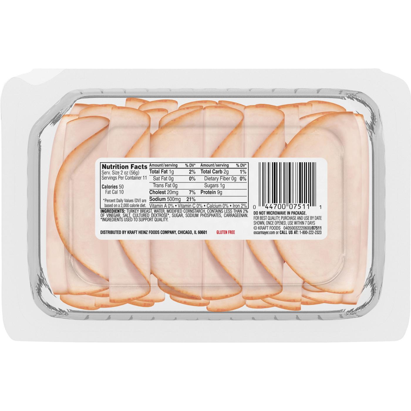 Oscar Mayer Deli Fresh Smoked Sliced Turkey Breast Lunch Meat - Mega Pack; image 4 of 6