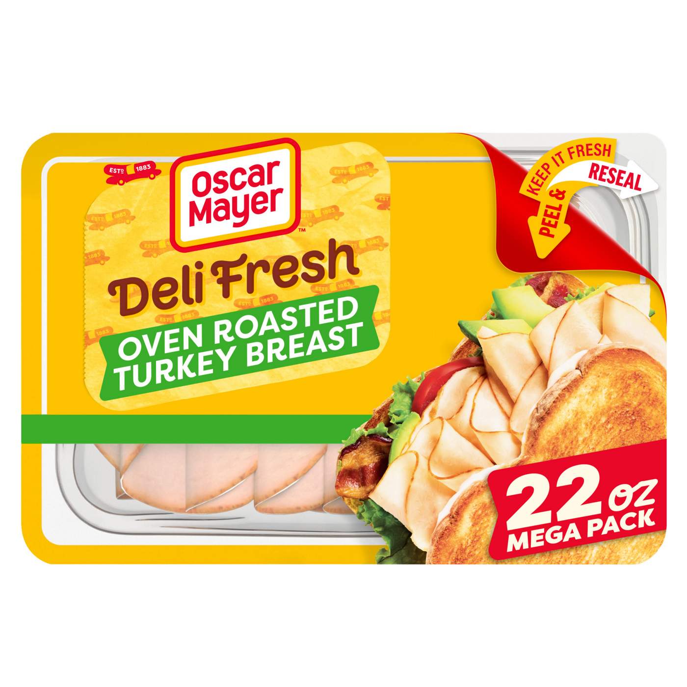 Oscar Mayer Deli Fresh Oven Roasted Turkey Breast; image 1 of 5