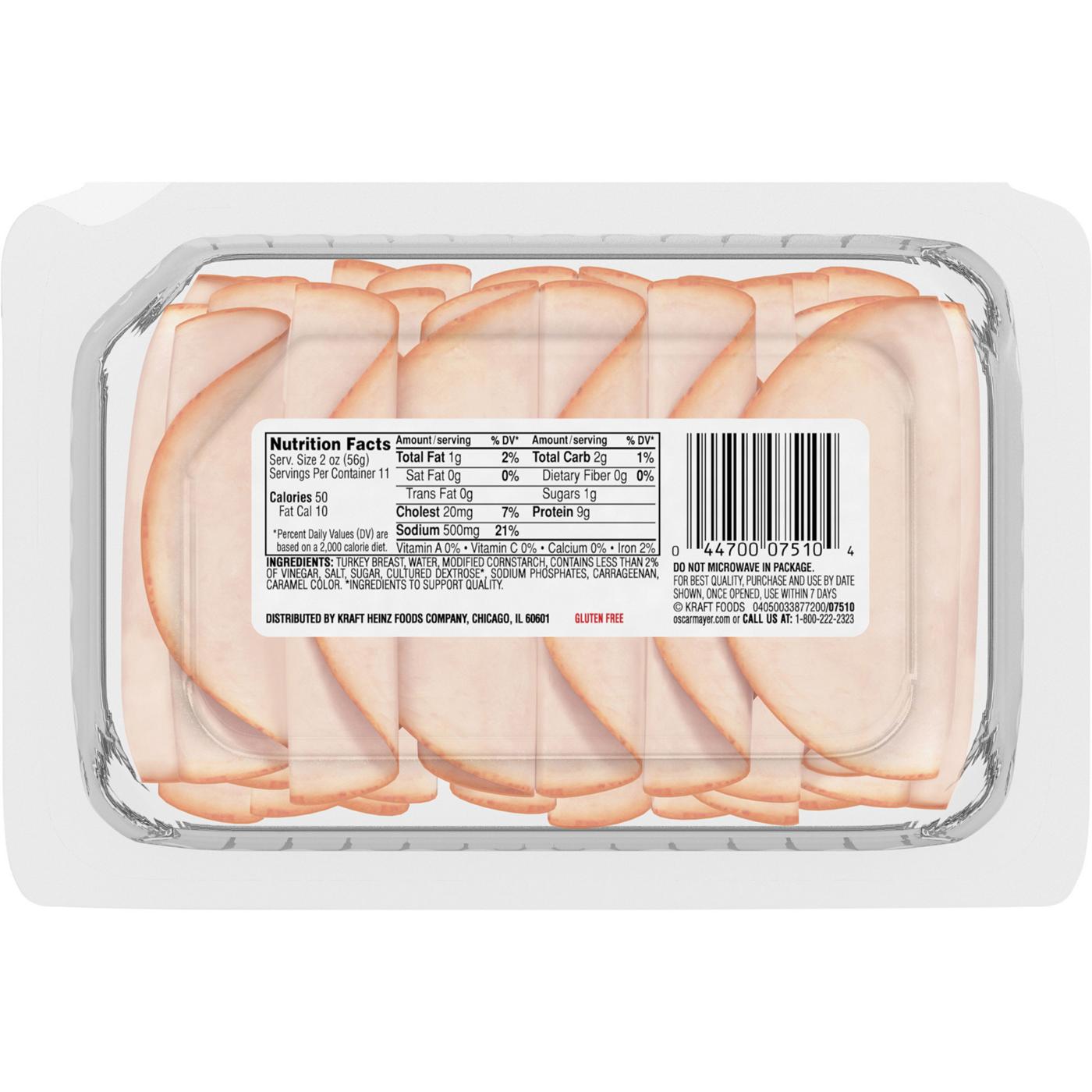 Oscar Mayer Deli Fresh Oven Roasted Sliced Turkey Breast Lunch Meat - Mega Pack; image 6 of 6