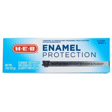 H-E-B Enamel Protection Toothpaste - Clean Mint