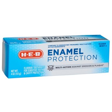 H-E-B Enamel Protection Toothpaste - Clean Mint