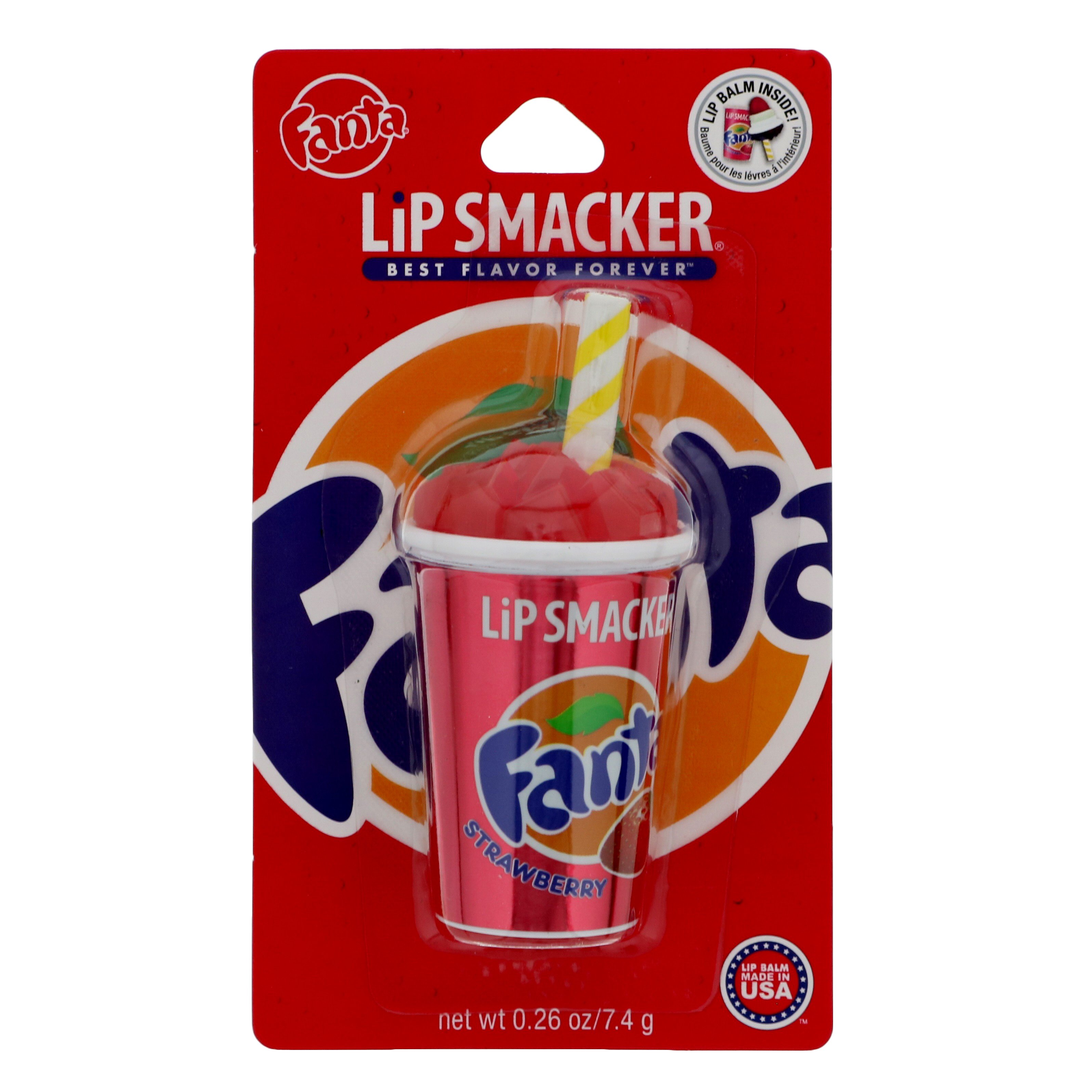 Lipsmacker Coke Cup Balm Fanta Strawberry - Shop Lip Balm & Treatments ...