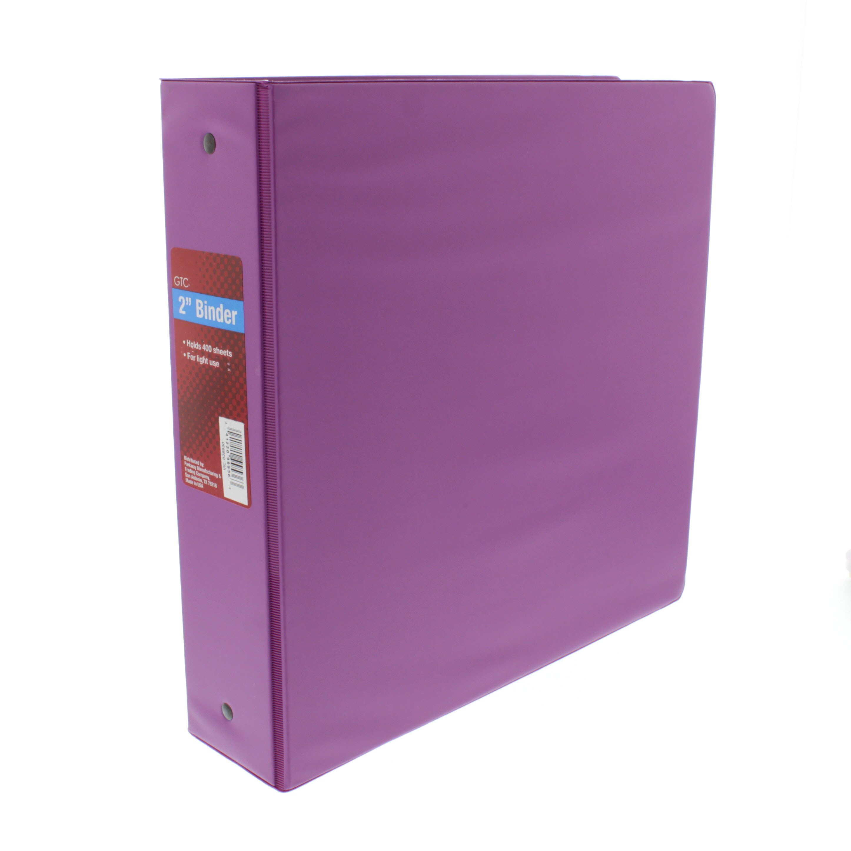 GTC 2 Inch Vinyl Binder, Purple - Shop Binders at H-E-B