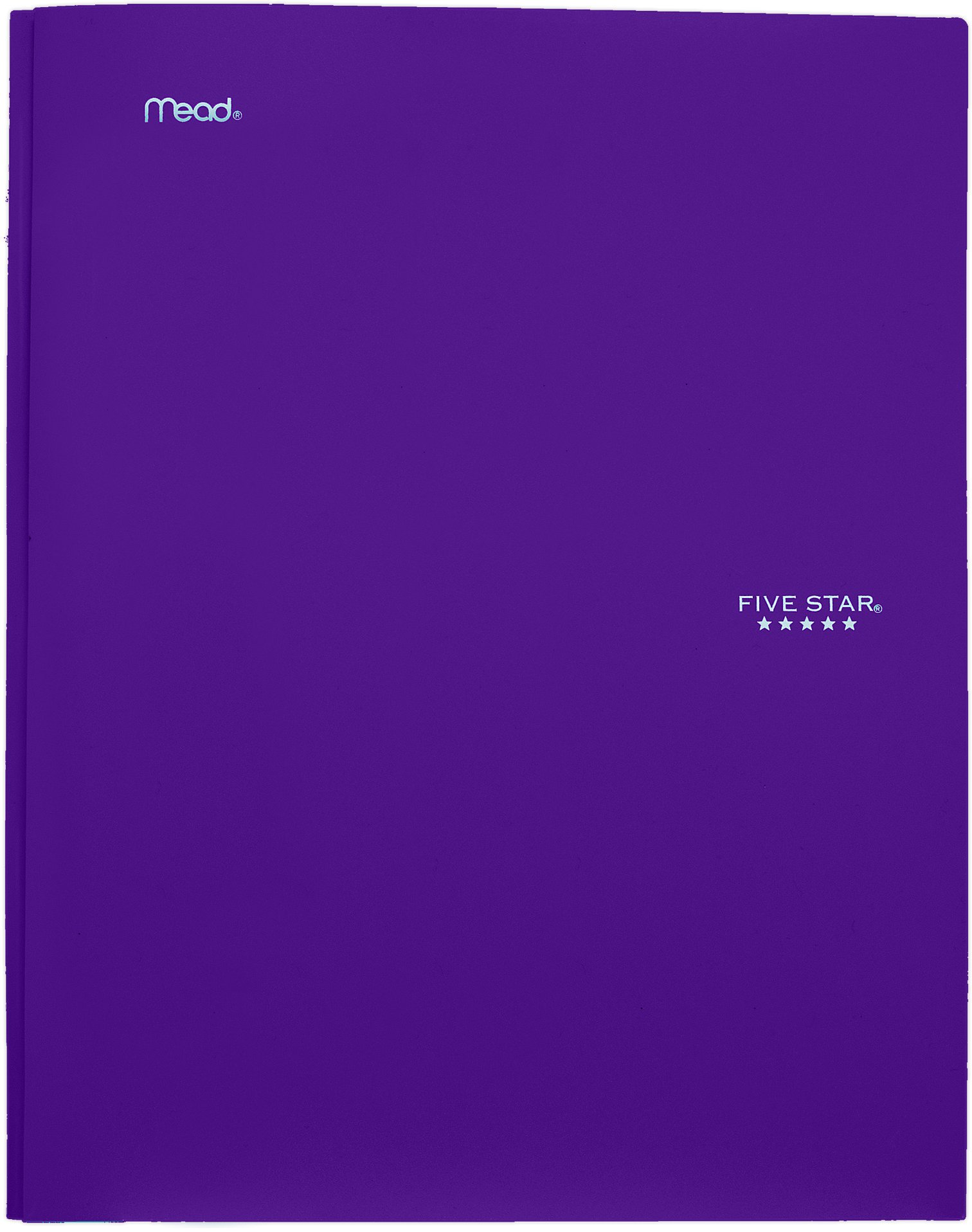 Mead Five Star StayPut Folder with Prongs, Royal Purple Shop Folders at HEB