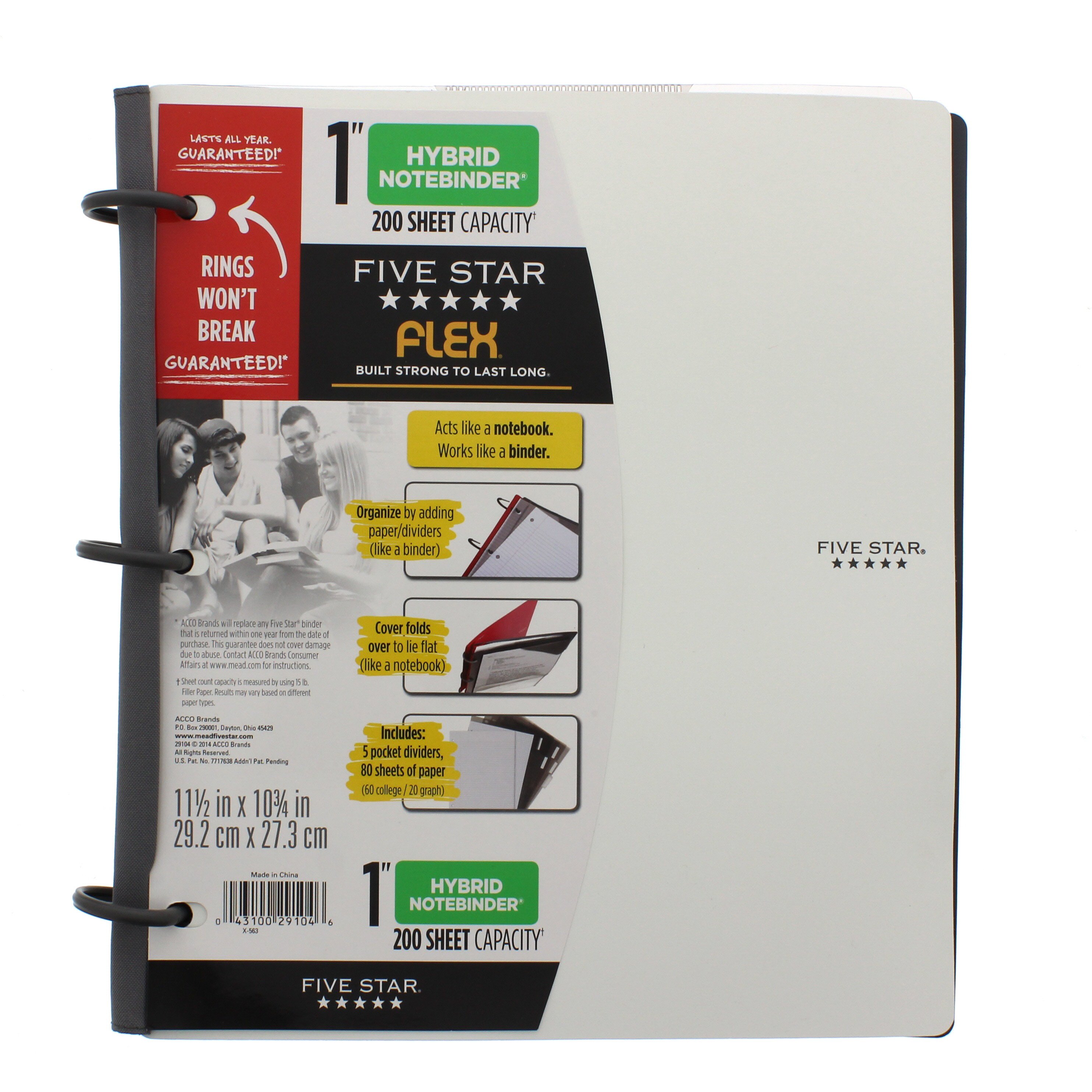 Five star flex hybrid on sale notebinder